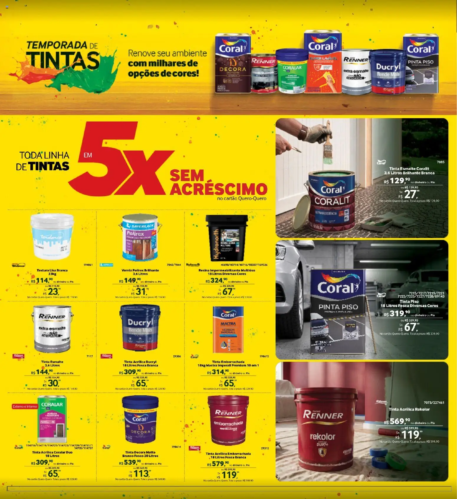 Lojas Quero-Quero Folheto - válido de 01/10/2026 | Página: 4 | Produtos: Impermeabilizante, Piso, Verniz, Tinta