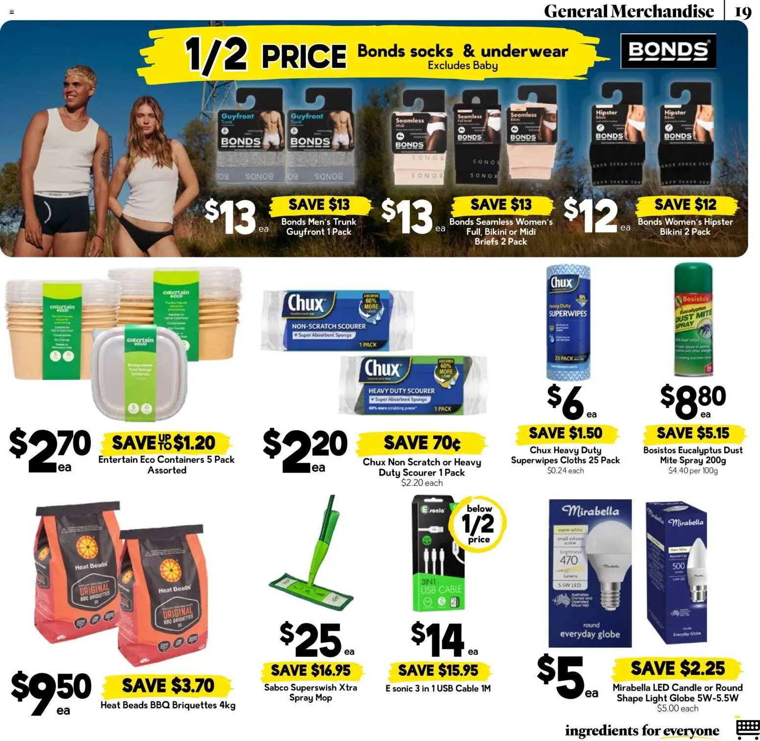 Drakes catalogue - valid from 16/09/2026 | Page: 19 | Products: Ingredients, Underwear, Candle, Usb