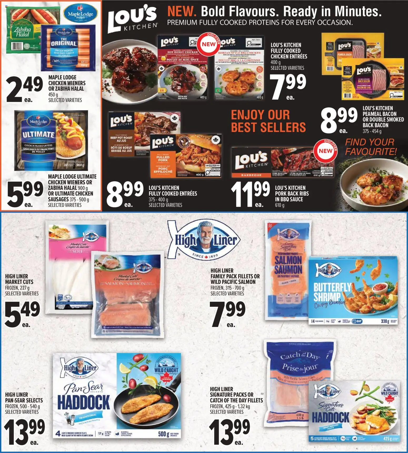 Metro flyer valid from Aug 6, 2026 | Page: 13 | Products: Beef, Bacon, Salmon, Pork