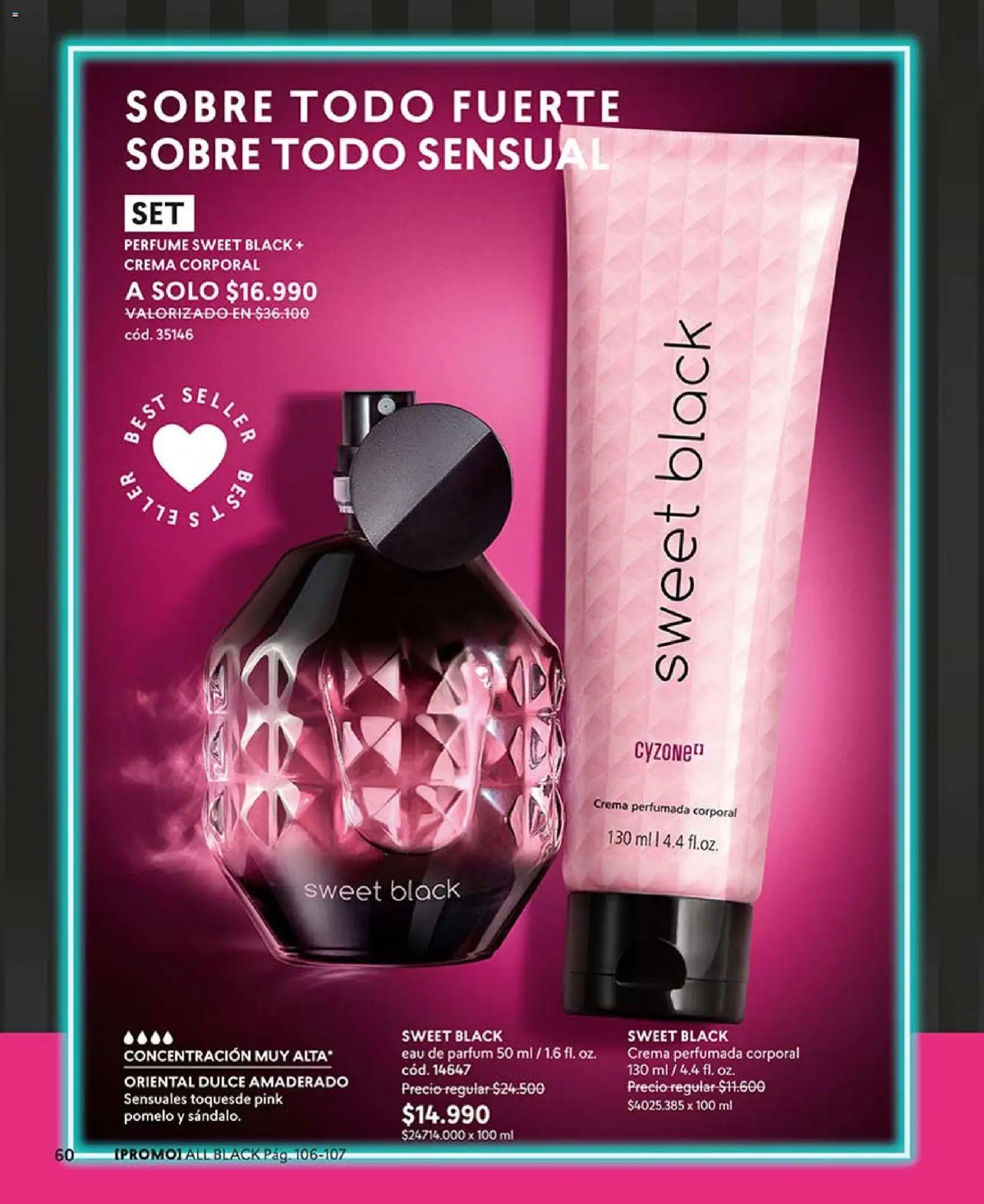 Catálogo CyZone Campaña 6 │ válido desde el 31.03.2026 | Página: 60 | Productos: Perfume, Sobre, Crema