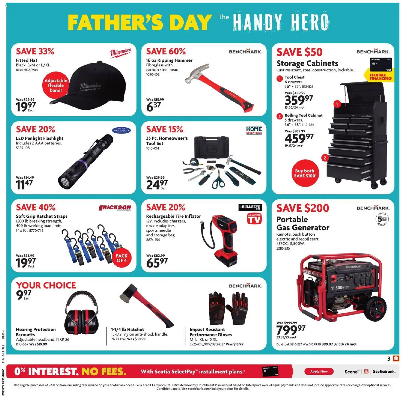 Home Hardware flyer valid from 04.06.2026 | Page: 4 | Products: Hat, Gloves, Cabinet
