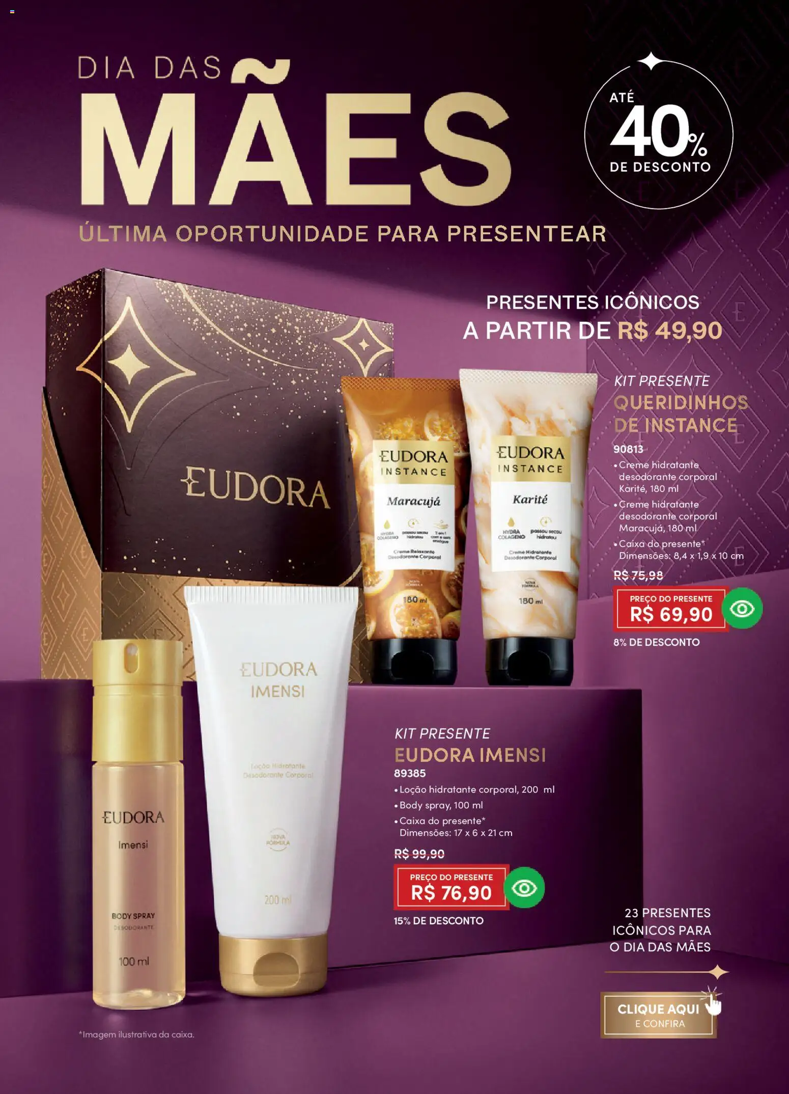Eudora Folheto - válido de 01.04.2026 | Página: 7 | Produtos: Colágeno, Maracujá, Caixa, Body