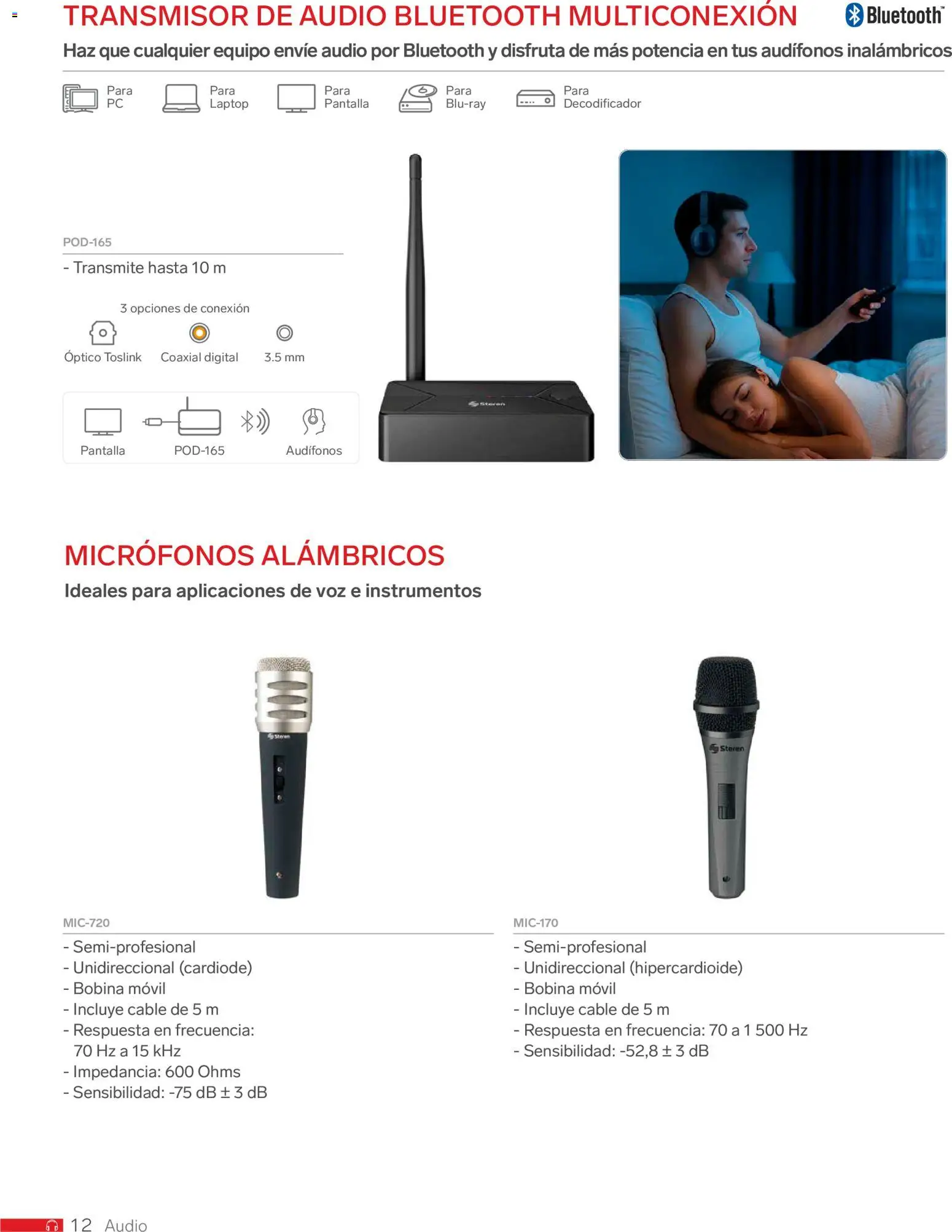 Nuevas ofertas de Steren válidas en toda la República Mexicana desde el 01.01.2026. ¡Encuentra las mejores ofertas en Steren catálogo! | Página: 24 | Productos: Audio, Movil, Audífonos, Cable