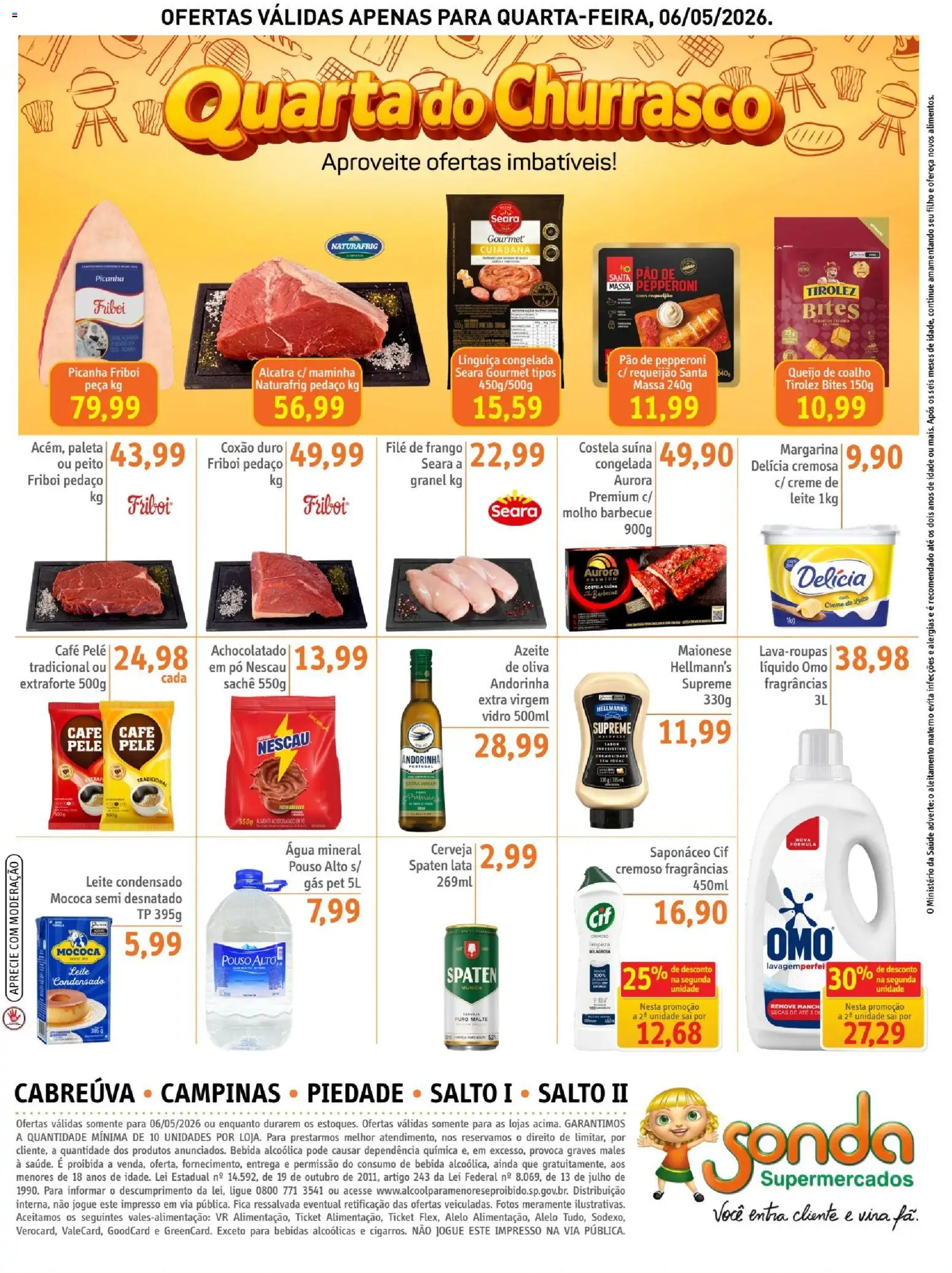 Sonda Folheto - válido de 06.05.2026 | Página: 4 | Produtos: Nescau, Café, Creme, Requeijão