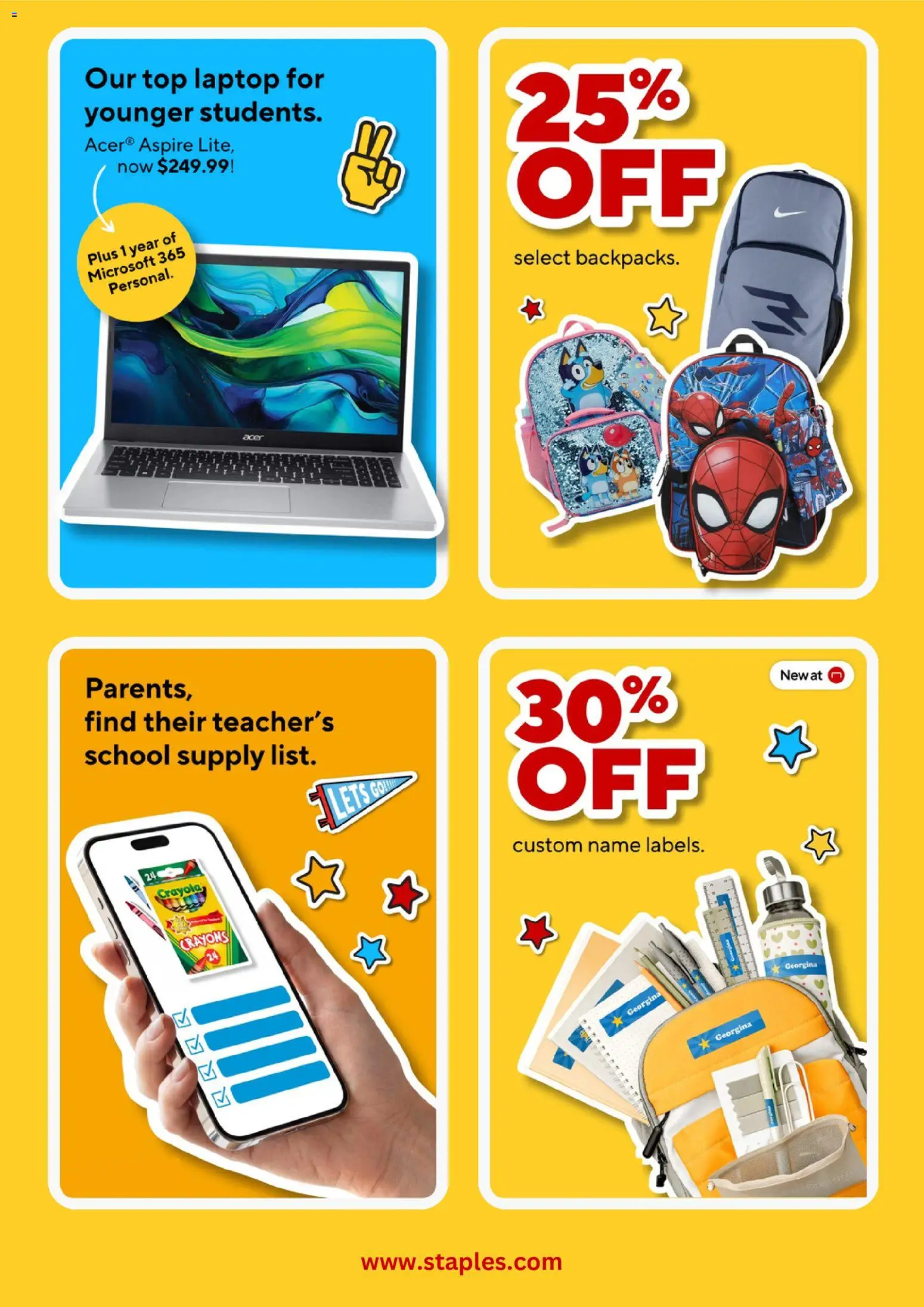 Staples Weekly Ad - valid from 08/02/2026 | Page: 3 | Products: Laptop