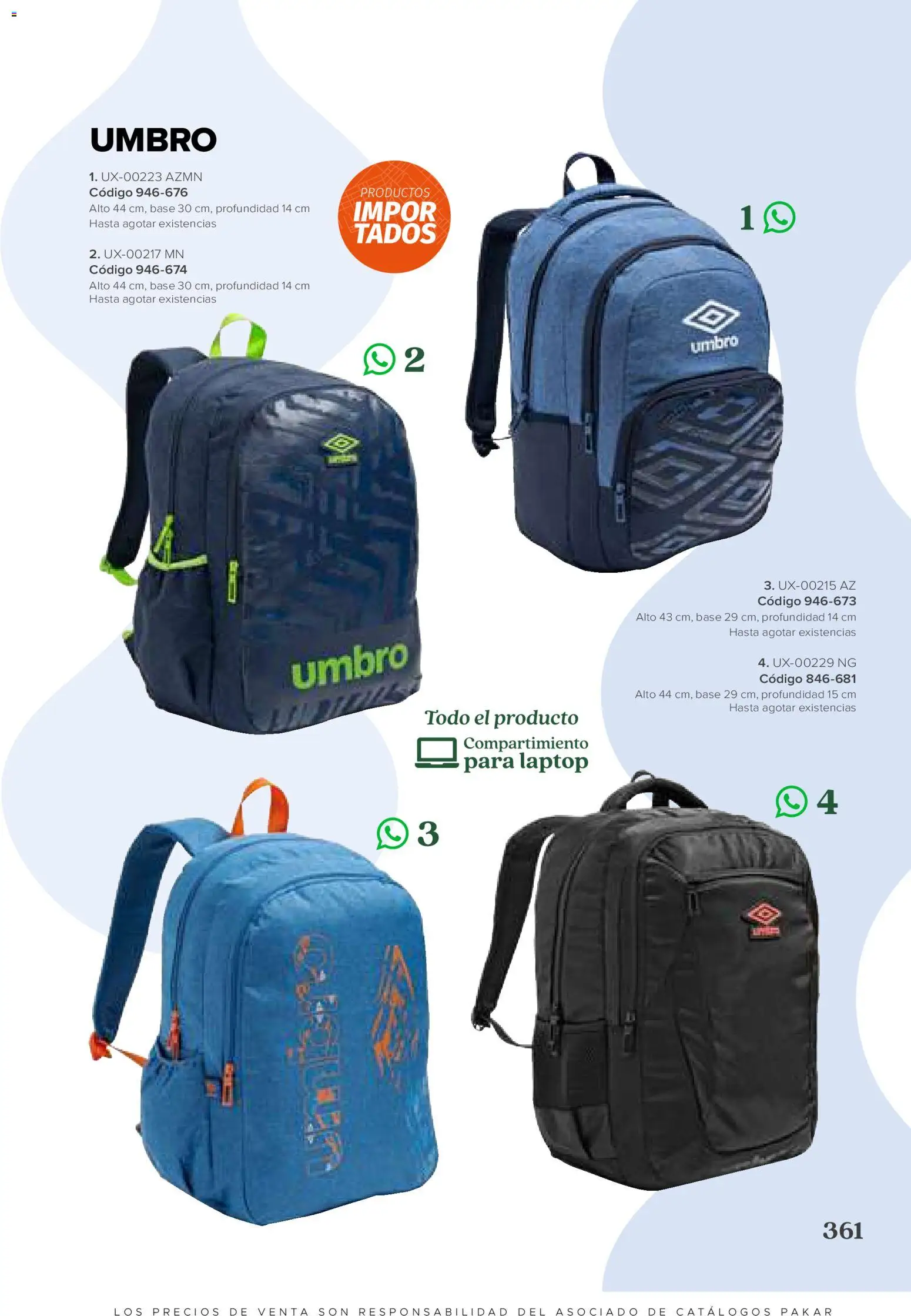Nuevas ofertas de SC Pakar válidas en toda la República Mexicana desde el 31/07/2026. ¡Encuentra las mejores ofertas en SC Pakar catálogo Hombre! | Página: 361