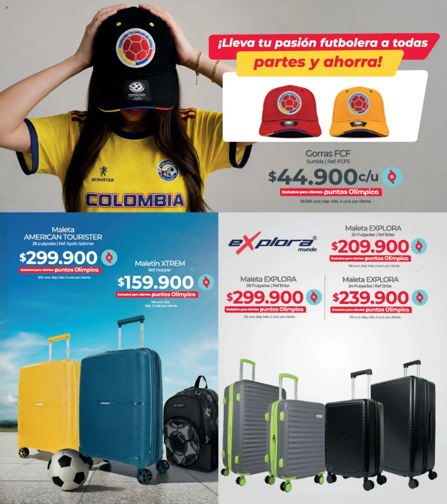 Olímpica revista - valida desde el 30.05.2026 | Página: 28 | Productos: Maleta, Maletin