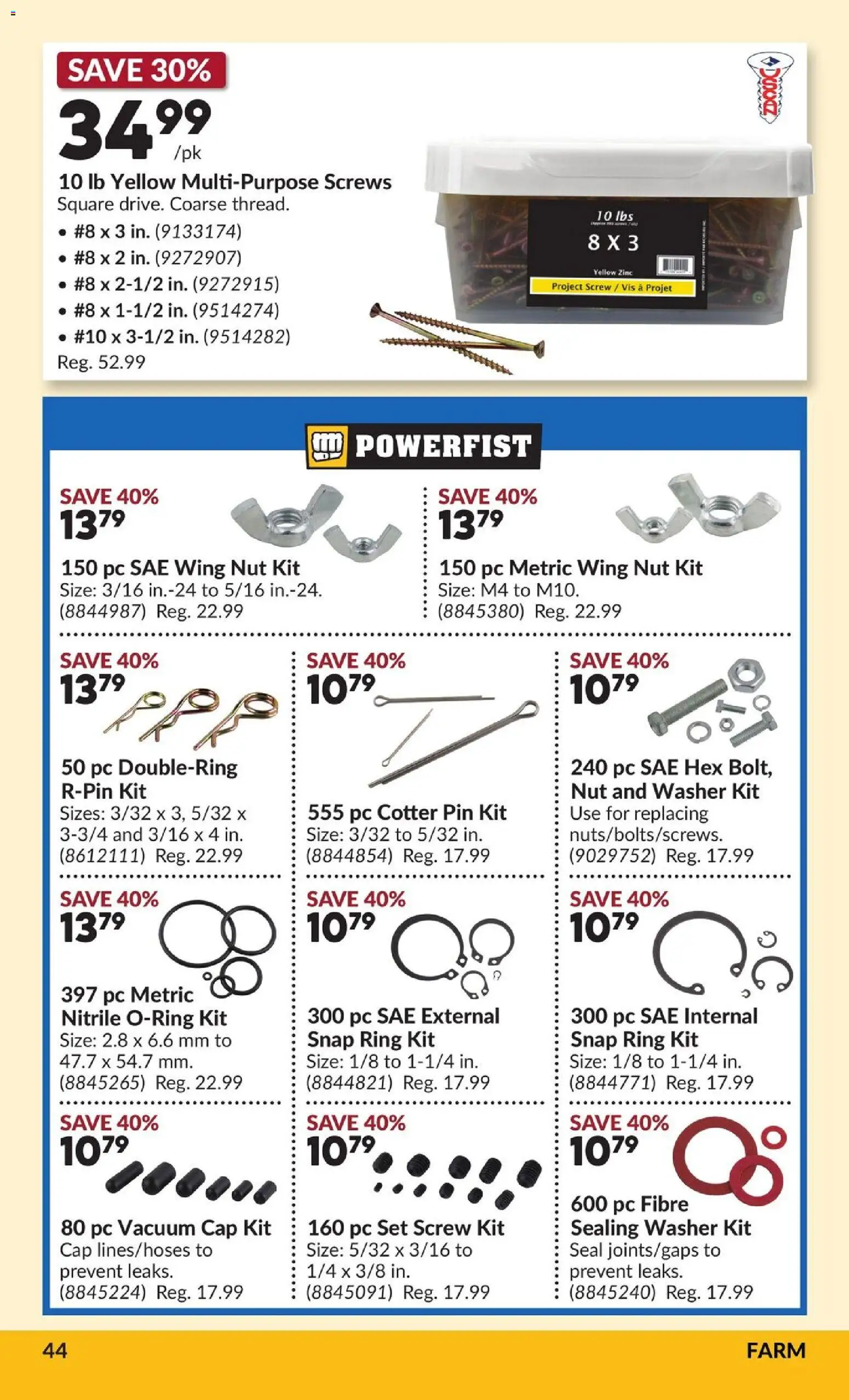 Princess Auto flyer valid from Aug 25, 2026 | Page: 45 | Products: Cap, PC