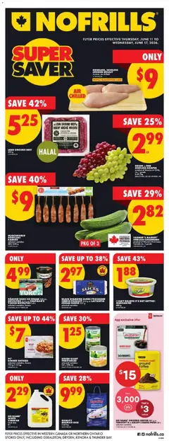 Preview of No Frills Weekly Flyer - AB from shop No Frills valid from 11.06.2026