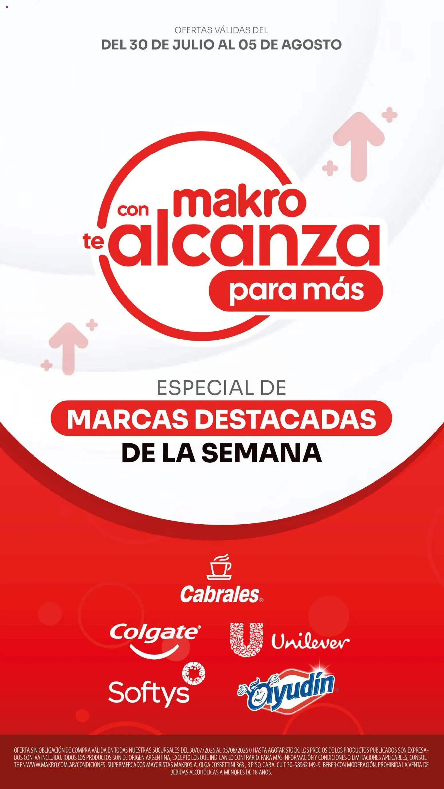 Makro ofertas │ válido desde el 30/07/2026 | Página: 1 | Productos: Té