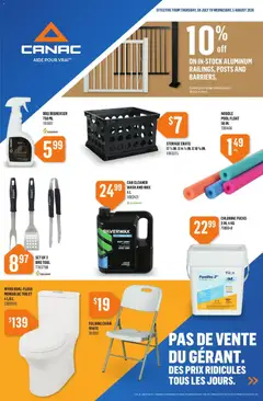 Preview of Canac weekly flyer from shop Canac valid from Jul 30, 2026