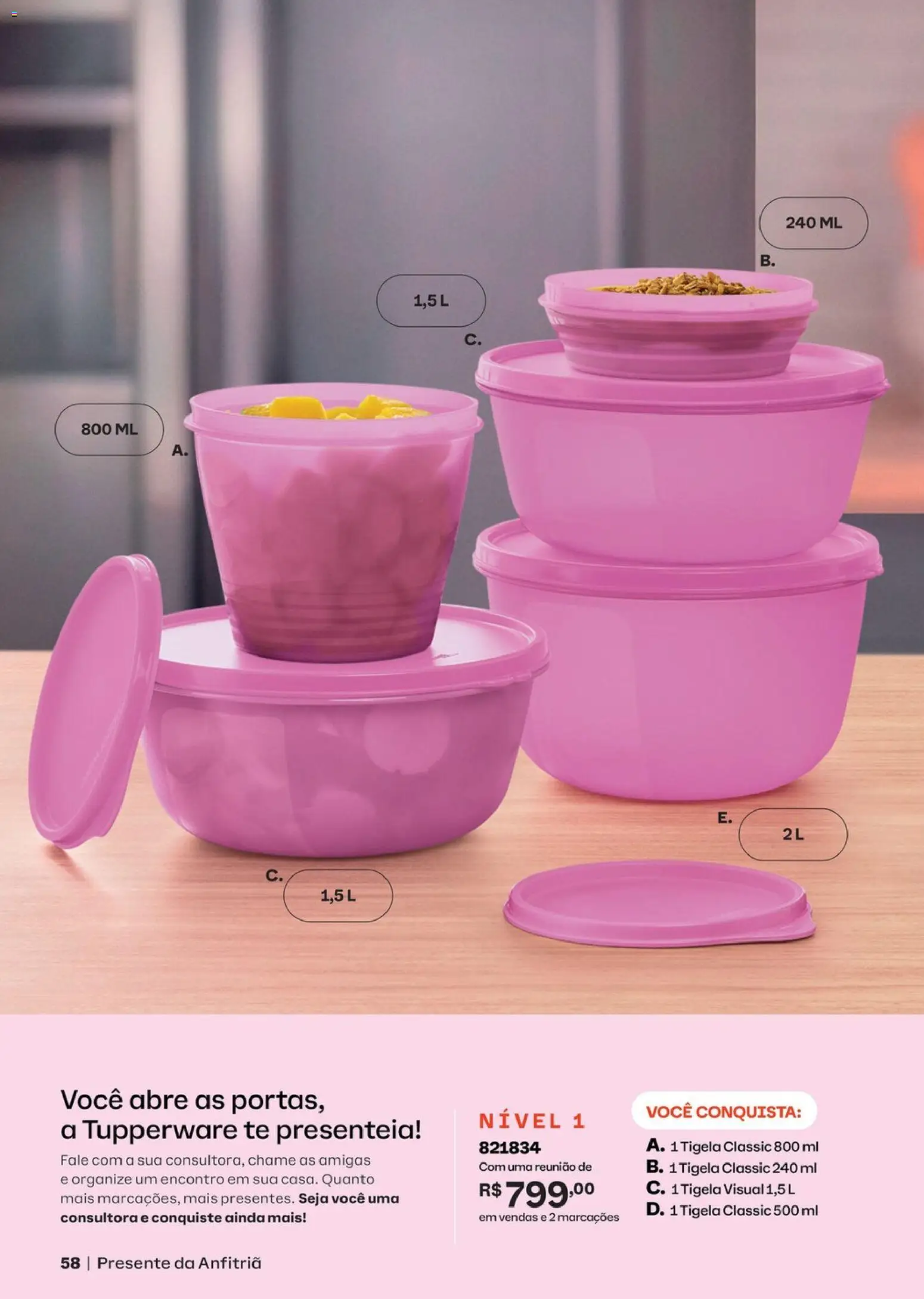 Tupperware Folheto - válido de 01/08/2026 | Página: 58 | Produtos: Tigela