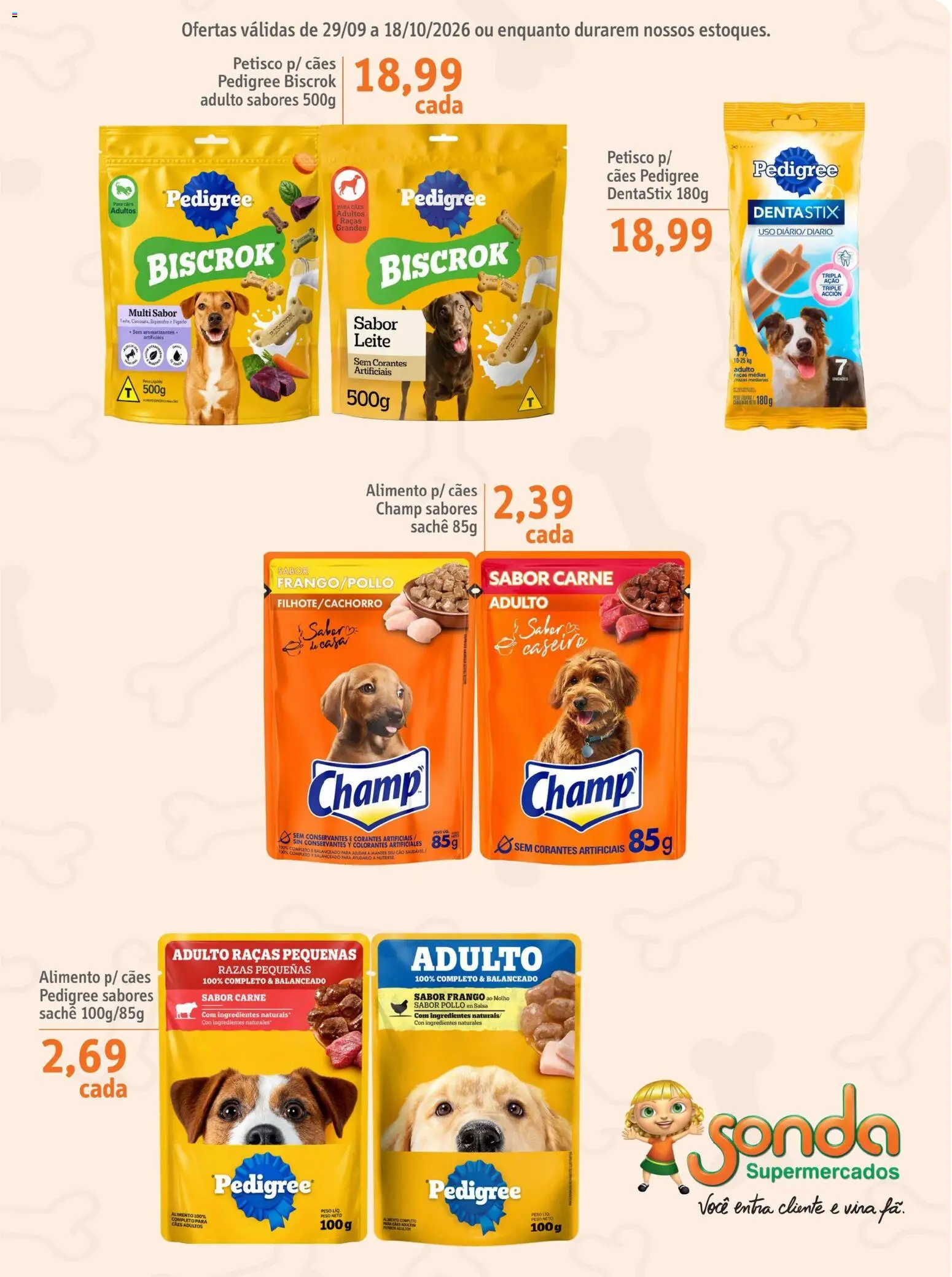 Sonda Folheto - válido de 29/09/2026 | Página: 3 | Produtos: Salsa, Leite, Carne, Fígado