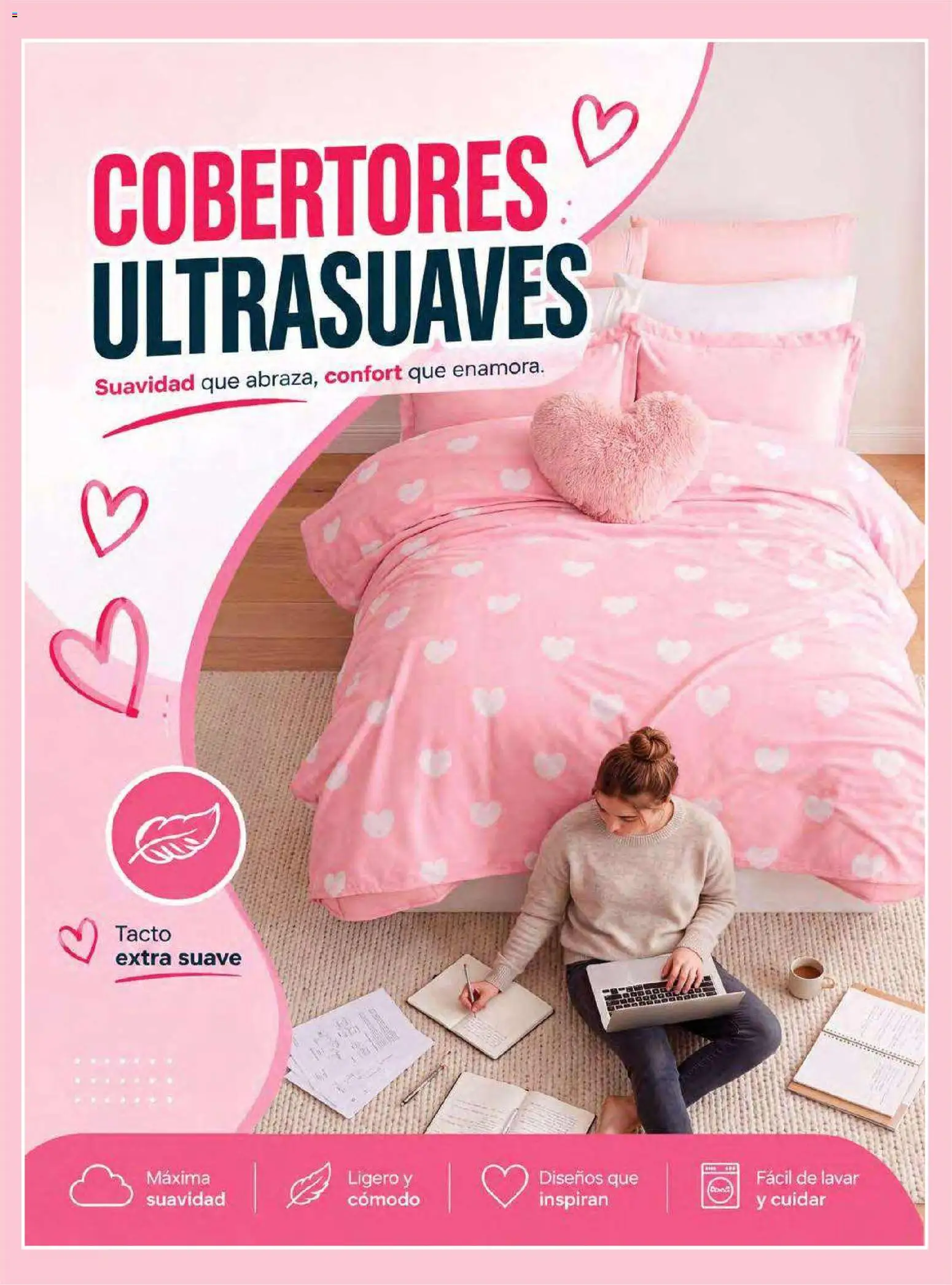 Nuevas ofertas de Colchas Concord válidas en toda la República Mexicana desde el 15/10/2026. ¡Encuentra las mejores ofertas en Colchas Concord catálogo Colección Cobertor Calor de Hogar! | Página: 76