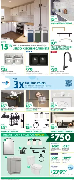 Preview of Kent weekly flyer / circulaire from shop Kent valid from Sep 3, 2026 | Page: 6 | Products: Socket, Lighting, Cabinet, Mirror