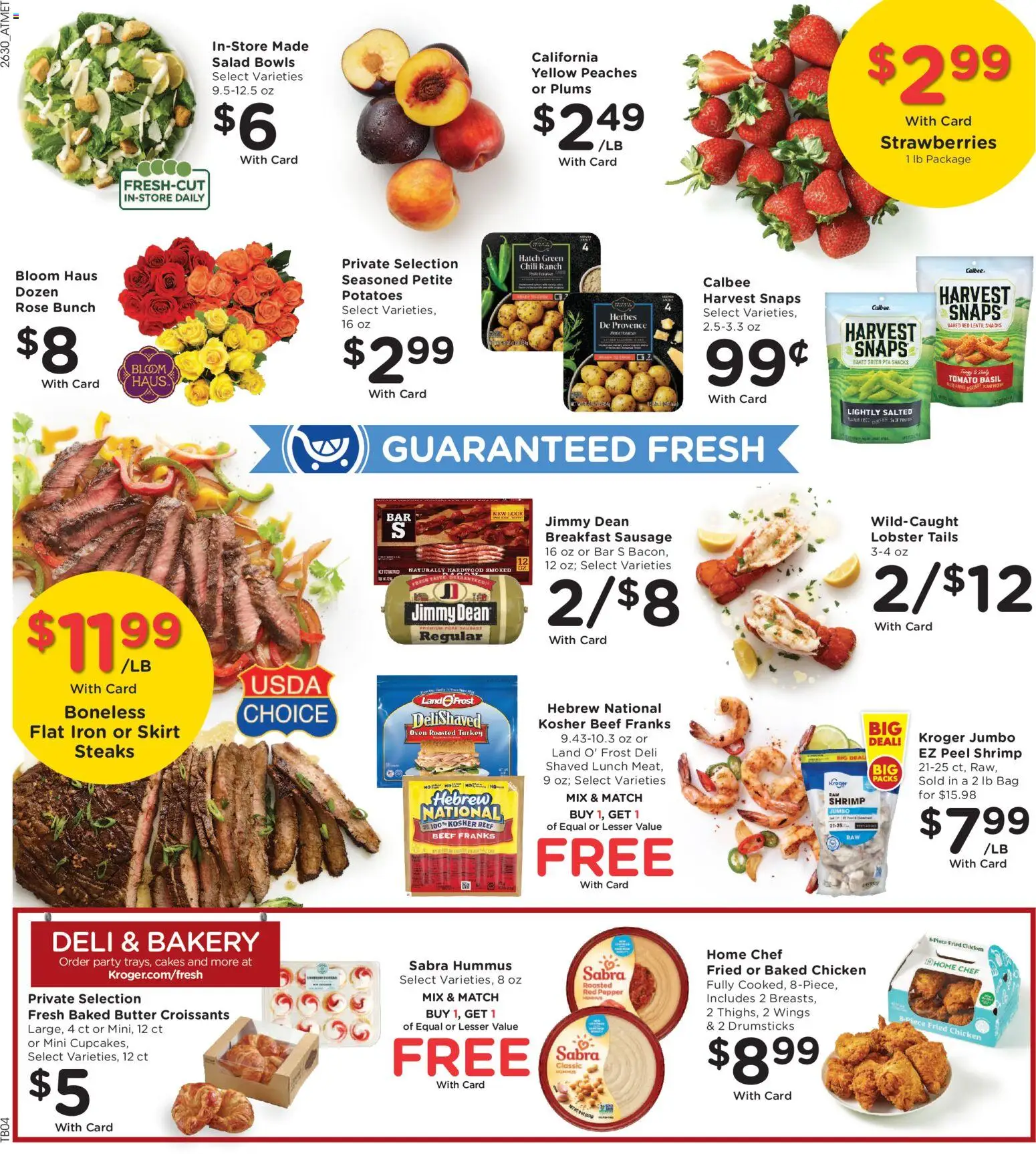 Kroger Weekly Ad - valid from 08/26/2026 | Page: 12 | Products: Bakery, Potatoes, Croissants, Snacks