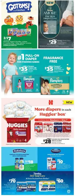 Preview of Real Canadian Superstore weekly flyer / circulaire from shop Real Canadian Superstore valid from Aug 20, 2026 | Page: 28 | Products: Water, Freezer, Diapers, Box