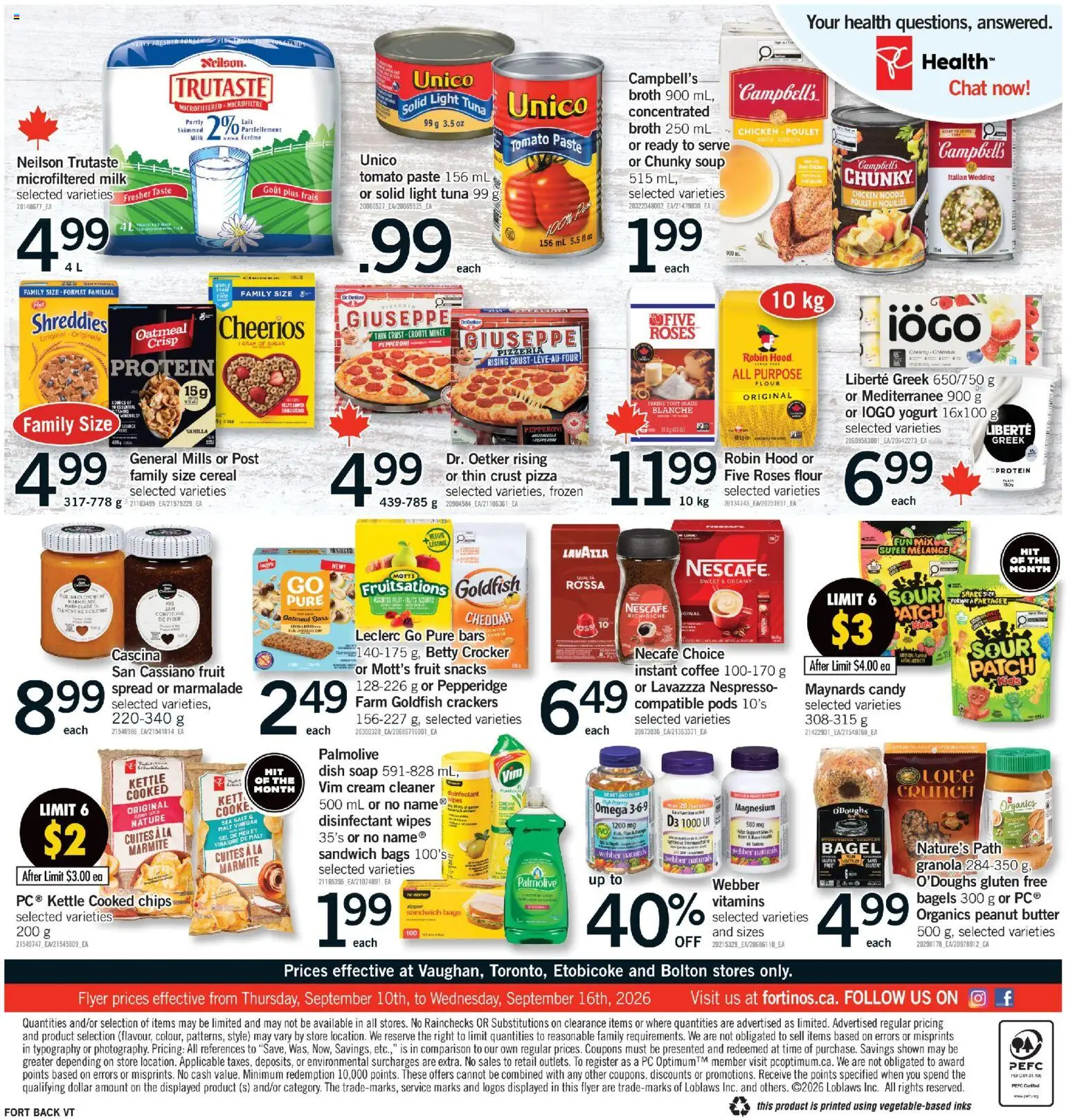 Fortinos flyer valid from Sep 10, 2026 | Page: 2