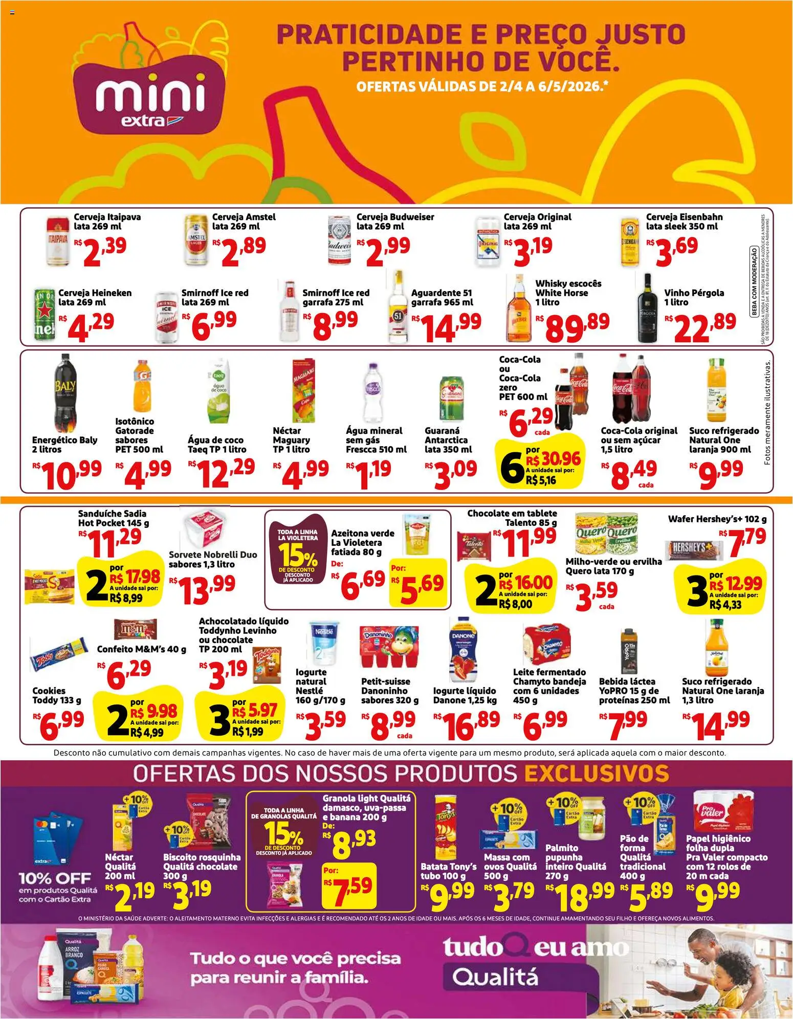 Mini Extra ofertas Mensal de 02/04/2026 ? Não perca as melhores promoções! | Brasil