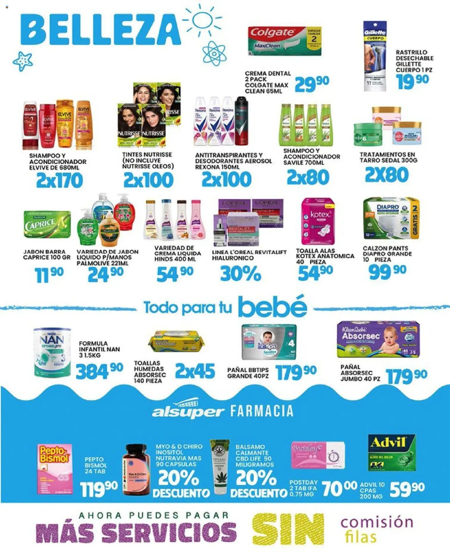 Nuevas ofertas de Alsuper válidas en toda la República Mexicana desde el 01/09/2026. ¡Encuentra las mejores ofertas en Alsuper folleto! | Página: 4 | Productos: Toalla, Barra, Acondicionador, Pants