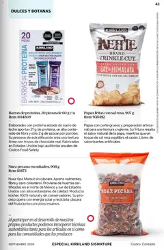 Vista previa de Costco catálogo Septiembre, nuevo folleto de la tienda, válido en México a partir del 01/09/2026 | Página: 43