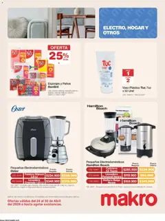 Makro catálogo -  Vista previa de la revista de la tienda Makro valido desde el 24.04.2026 | Página: 29 | Productos: Cafetera, Licuadora, Freidora, Waflera