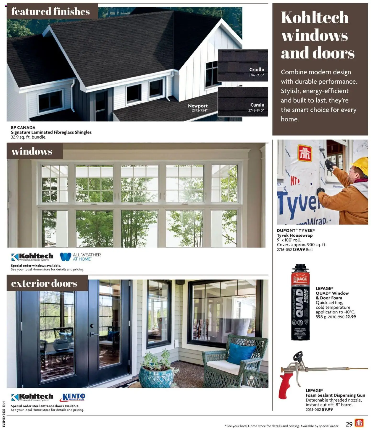 Home Hardware flyer valid from Oct 1, 2026 | Page: 29 | Products: Foam, Door