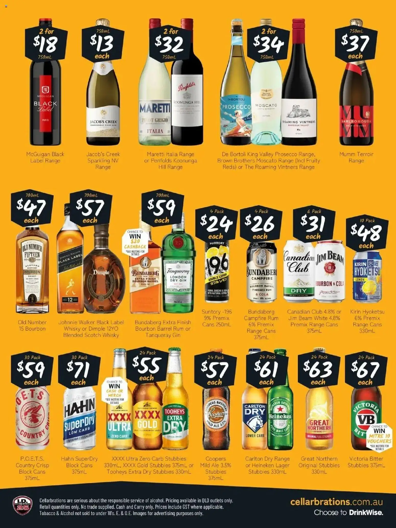 Cellarbrations catalogue - valid from 14.06.2026 | Page: 2 | Products: Bourbon, Gin, Rum, Lemon