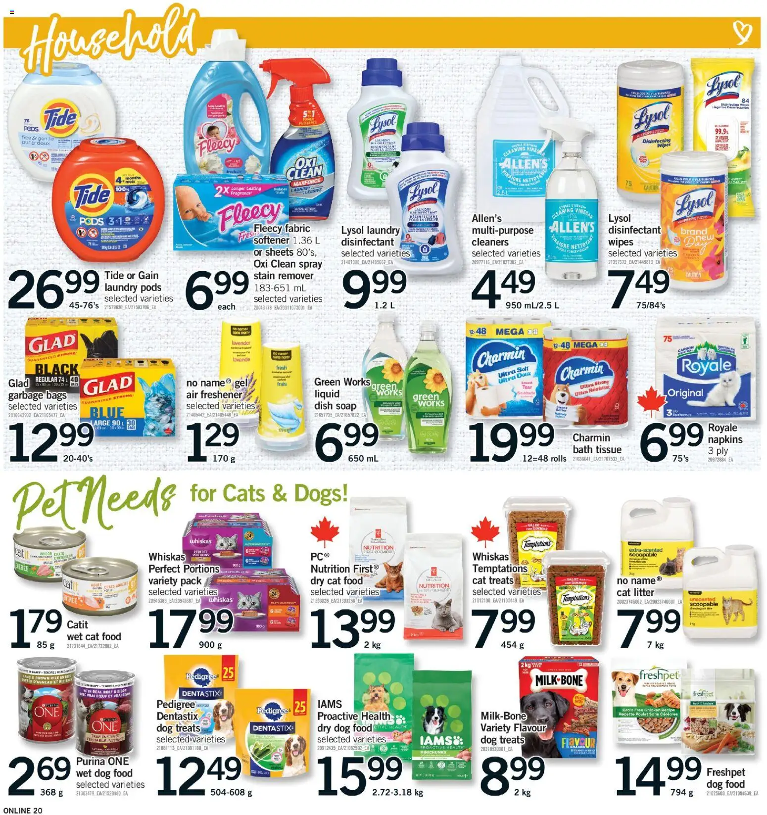Fortinos flyer valid from Aug 6, 2026 | Page: 19 | Products: Rice, Soap, Stain remover, Bath