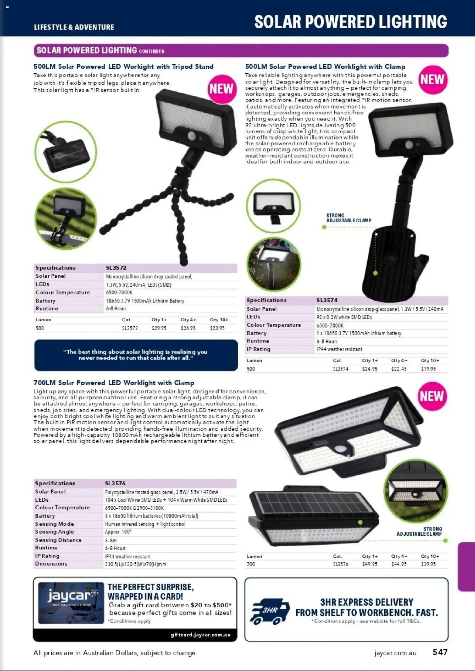 Jaycar catalogue - valid from 31/08/2026 | Page: 544 | Products: Shelf, Suit, Cable, Lighting