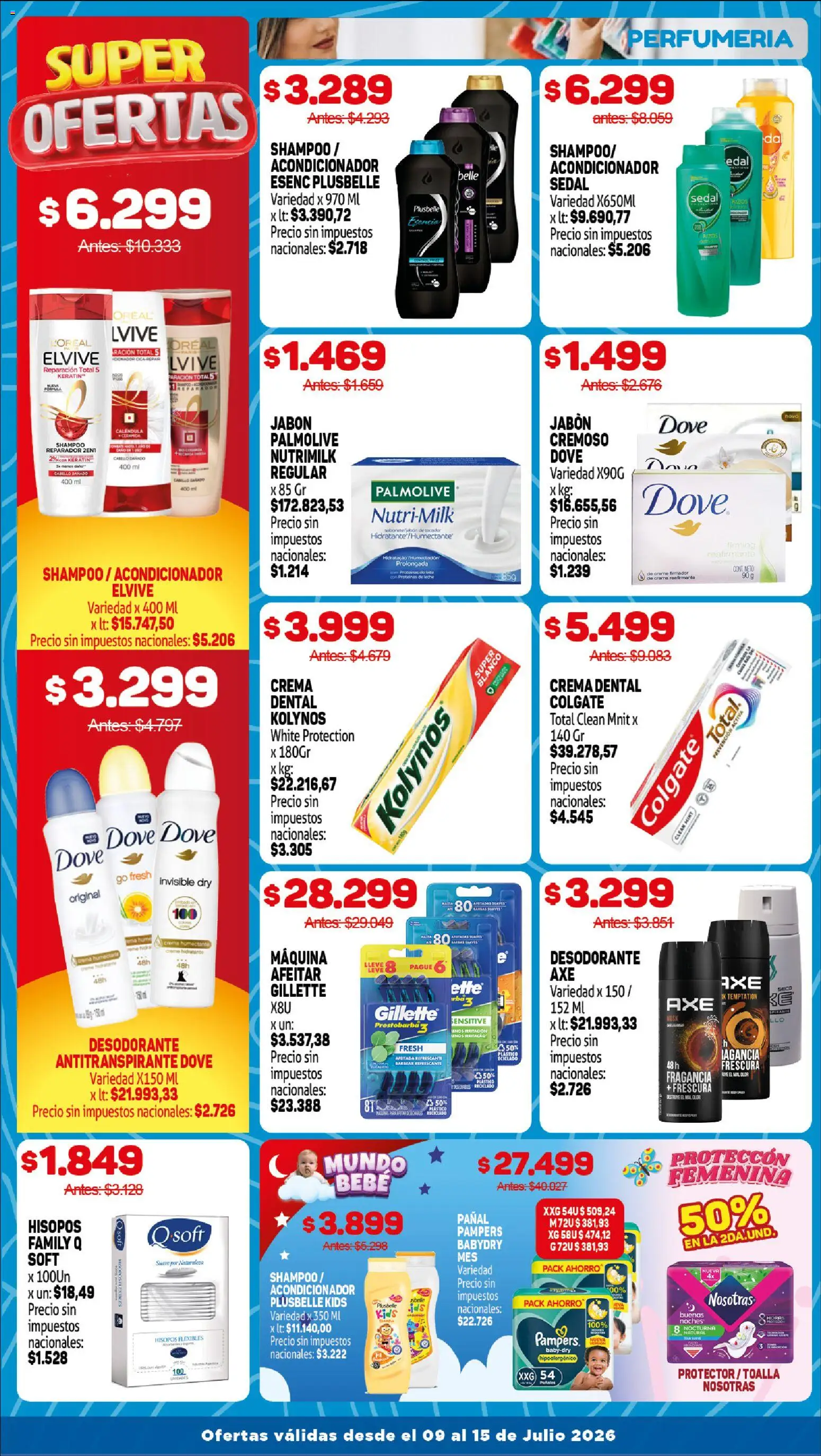 Makro Ofertas VOLVETE A ILUSIONAR │ válido desde el 09/07/2026 | Página: 12 | Productos: Toalla, Fragancia, Shampoo, Crema