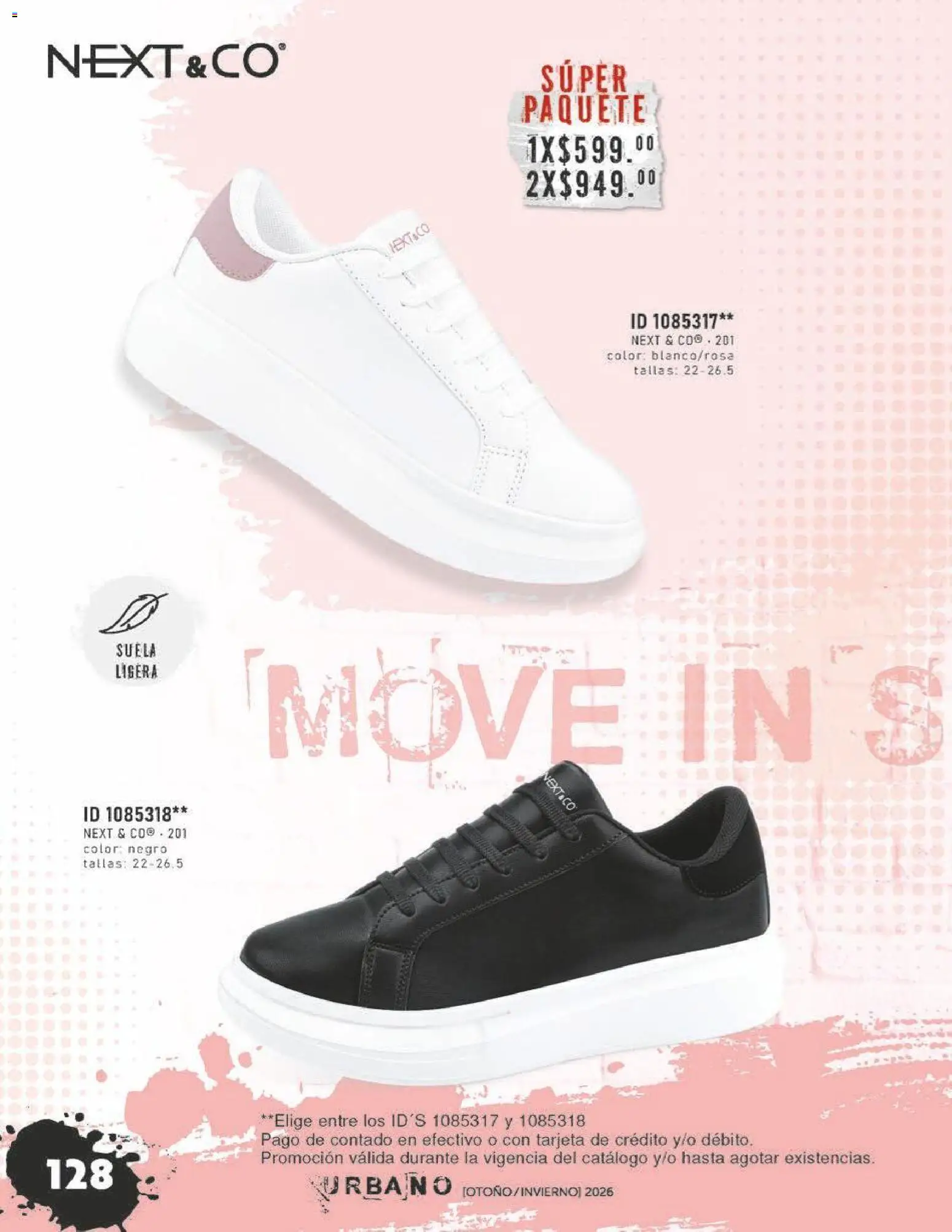 Nuevas ofertas de Price Shoes válidas en toda la República Mexicana desde el 31/07/2026. ¡Encuentra las mejores ofertas en Price Shoes catálogo Urbano! | Página: 128