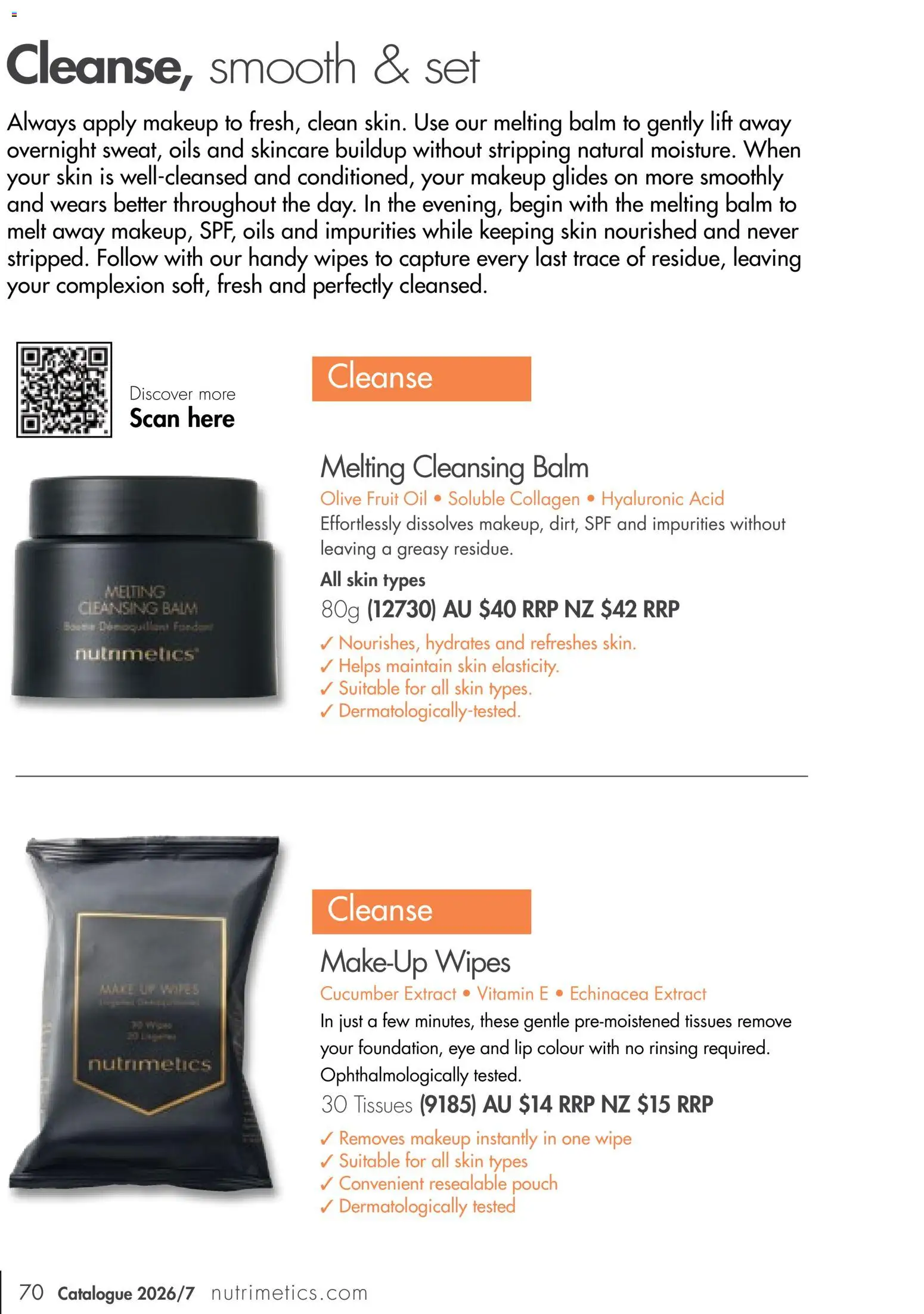 Nutrimetics catalogue - valid from 01/09/2026 | Page: 70 | Products: Cucumber, Makeup, Fruit, Vitamin