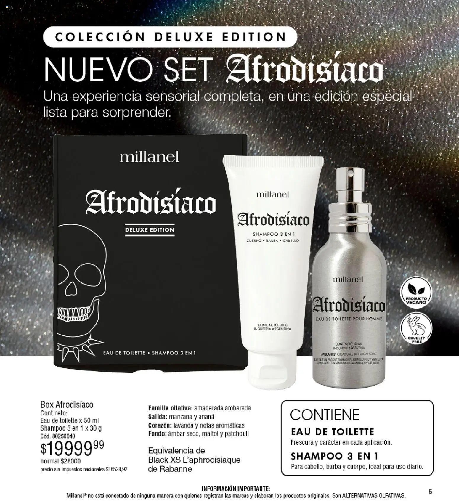 Millanel - Catálogo │ válido desde el 25.05.2026 | Página: 5 | Productos: Eau de toilette, Shampoo, Ananá, Manzana