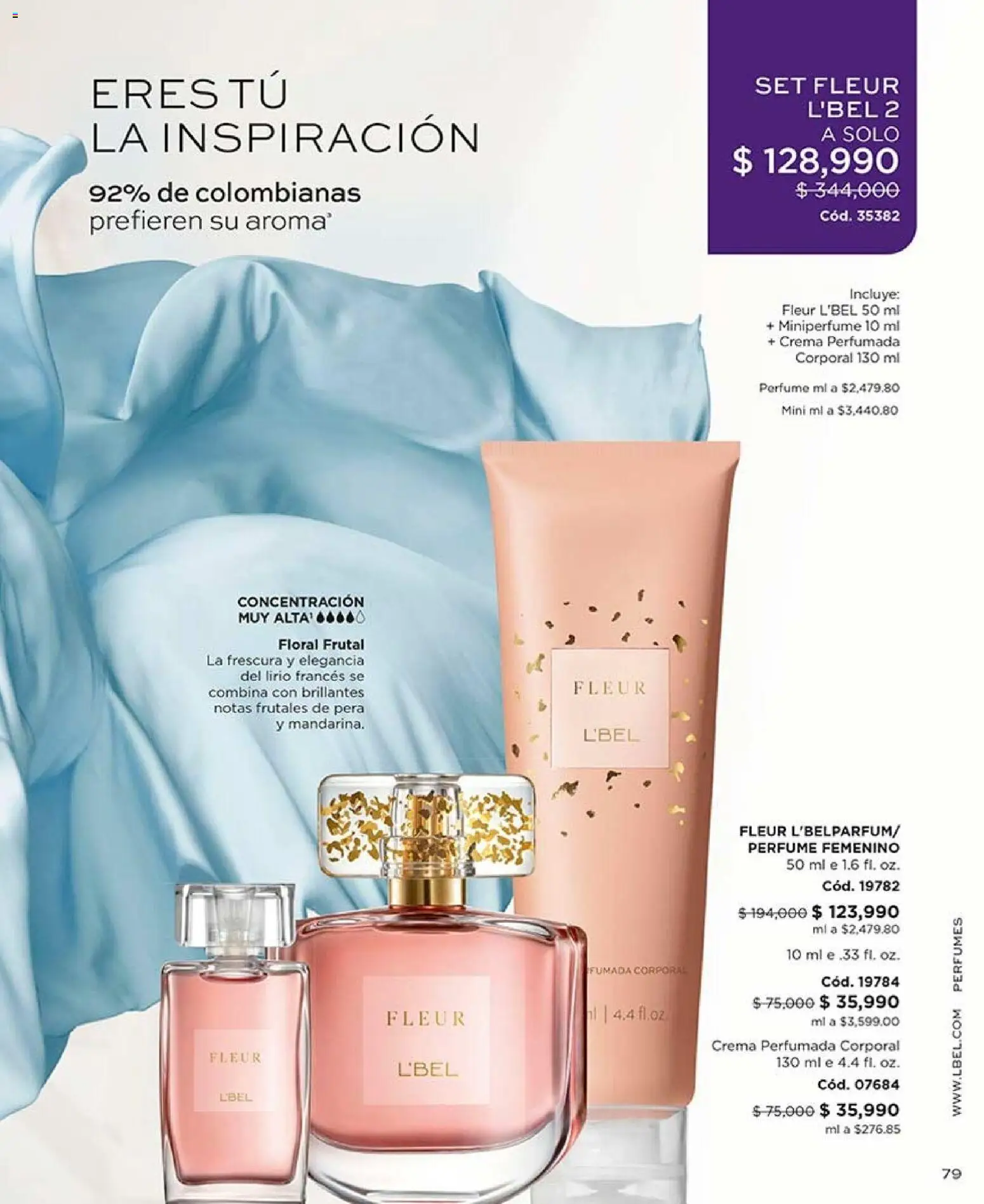L'Bel revista - valida desde el 07/08/2026 | Página: 79 | Productos: Crema, Perfume, Pera