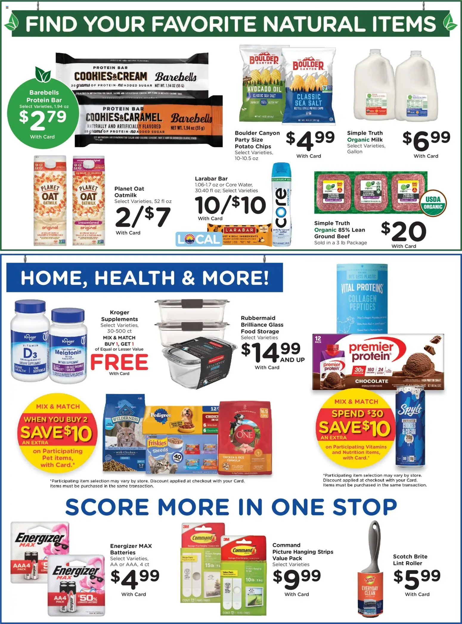 King Soopers Weekly Ad - valid from 07/22/2026 | Page: 12 | Products: Milk, Avocado, Sugar, Kettle