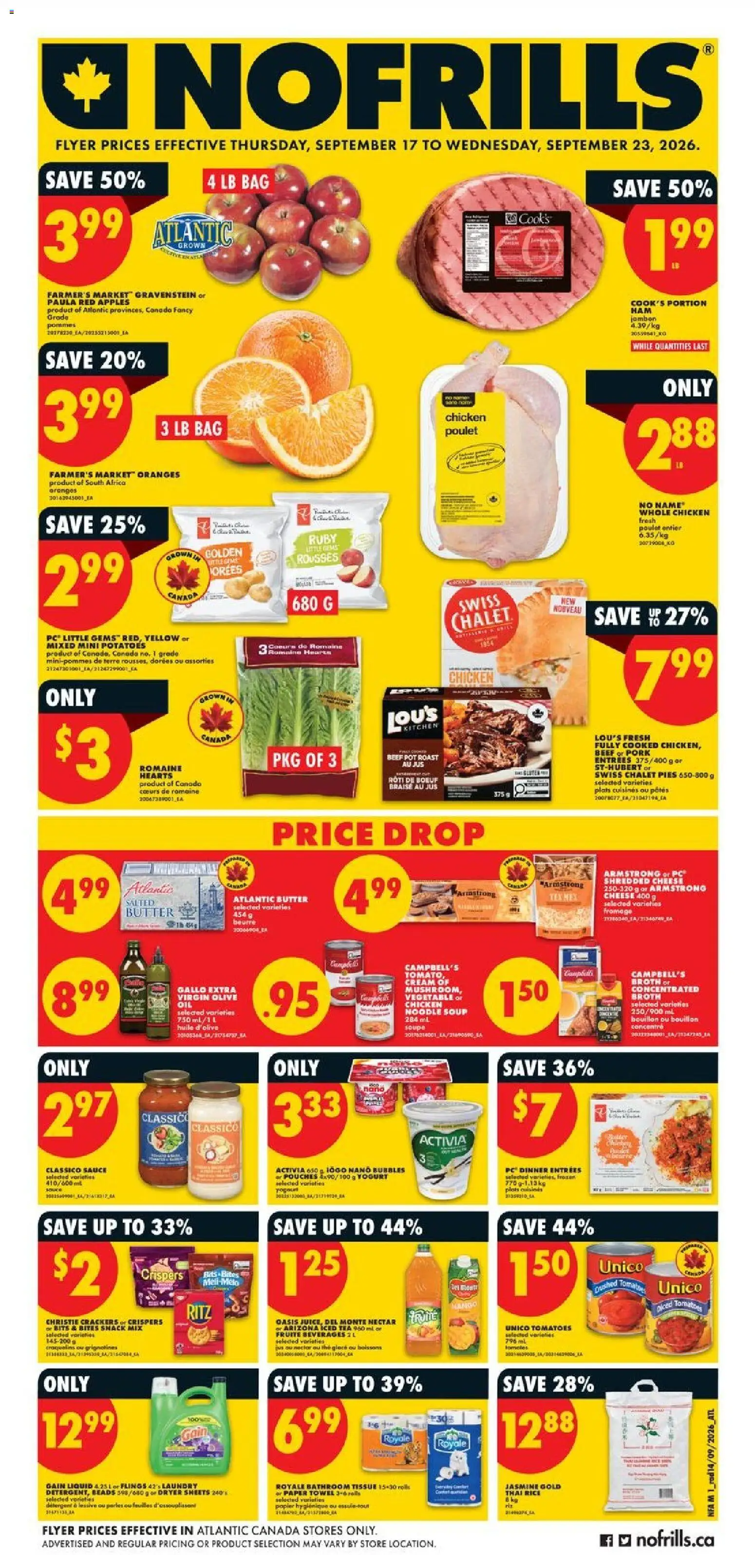 No Frills flyer valid from Sep 17, 2026 | Page: 1