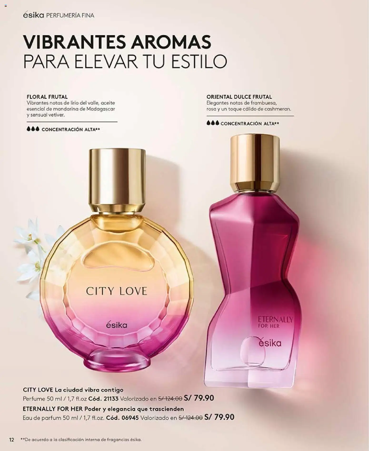 Catálogo Ésika válido desde 22/08/2026 | Página: 12 | Productos: Aceite, Perfume