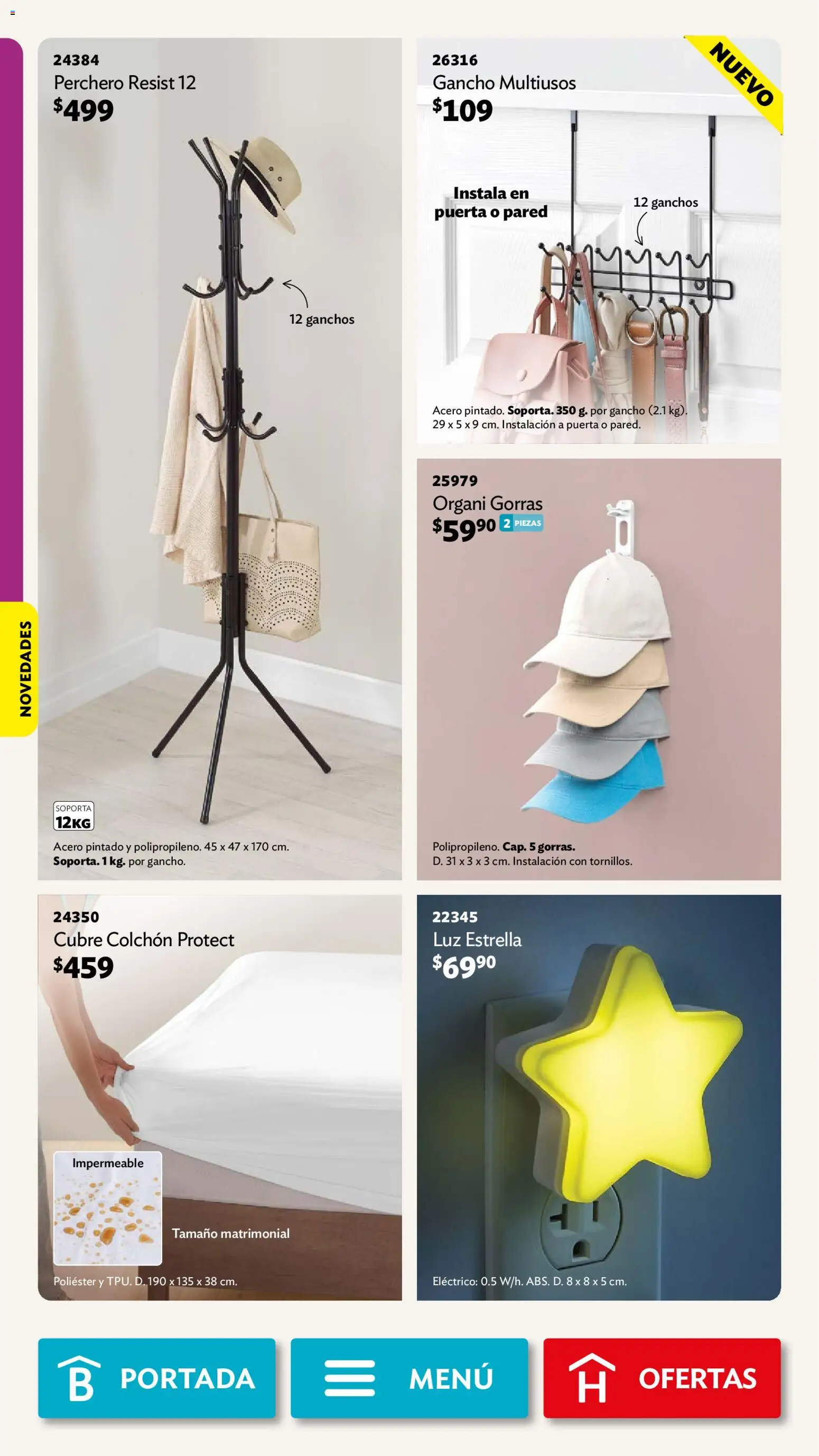 Nuevas ofertas de Betterware válidas en toda la República Mexicana desde el 01/06/2026. ¡Encuentra las mejores ofertas en Betterware campaña 6 2026! | Página: 20 | Productos: Colchón, Perchero