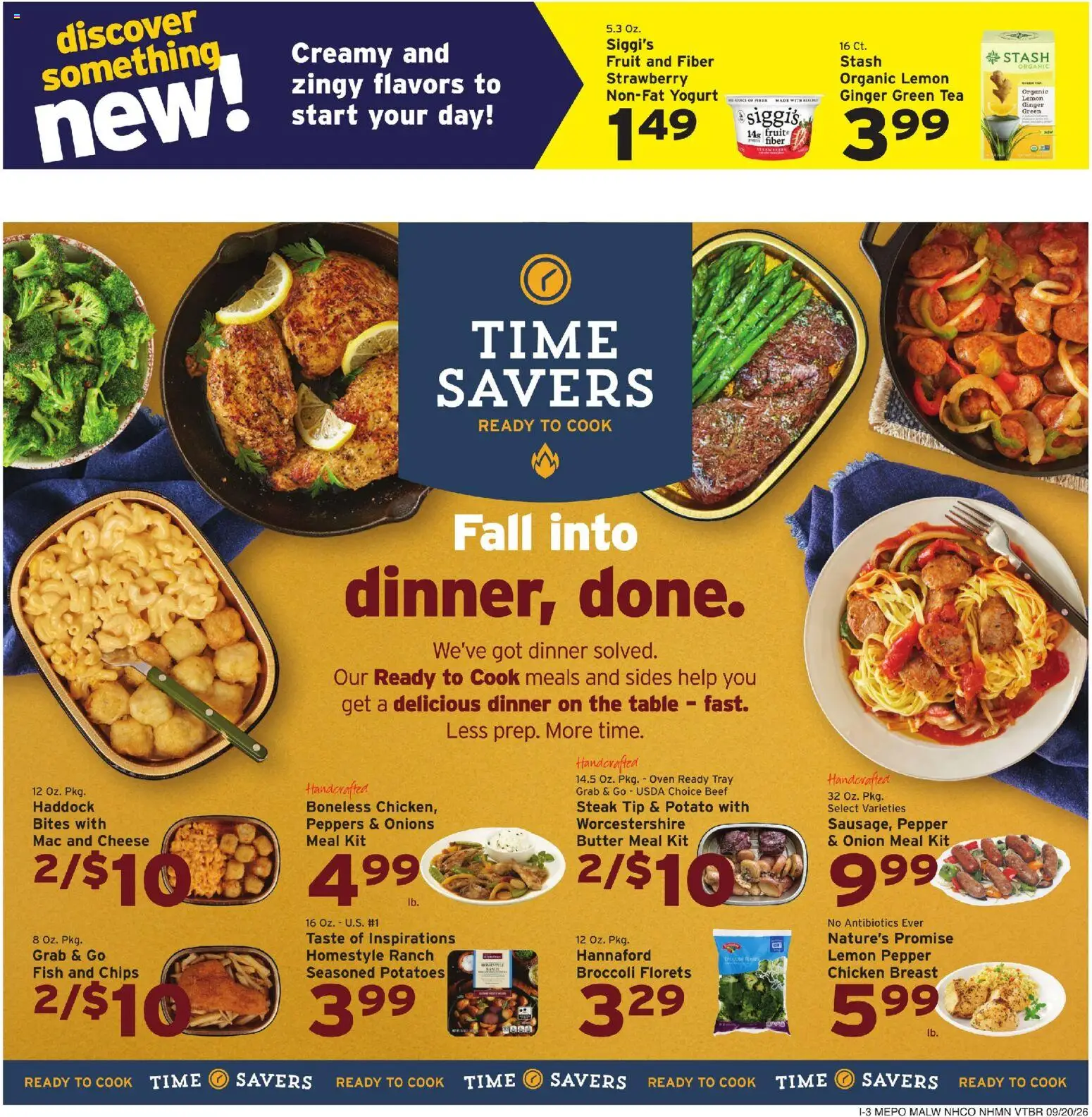 Hannaford Weekly Ad - valid from 09/20/2026 | Page: 11 | Products: Broccoli, Table, Beef, Steak