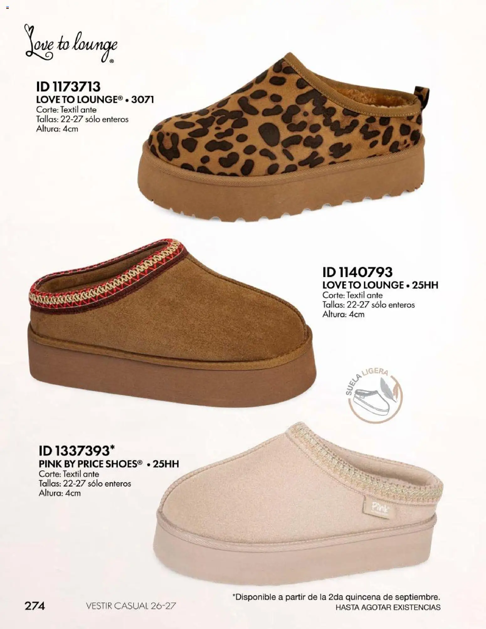 Nuevas ofertas de Price Shoes válidas en toda la República Mexicana desde el 28/08/2026. ¡Encuentra las mejores ofertas en Price Shoes catálogo Vestir Casual! | Página: 274