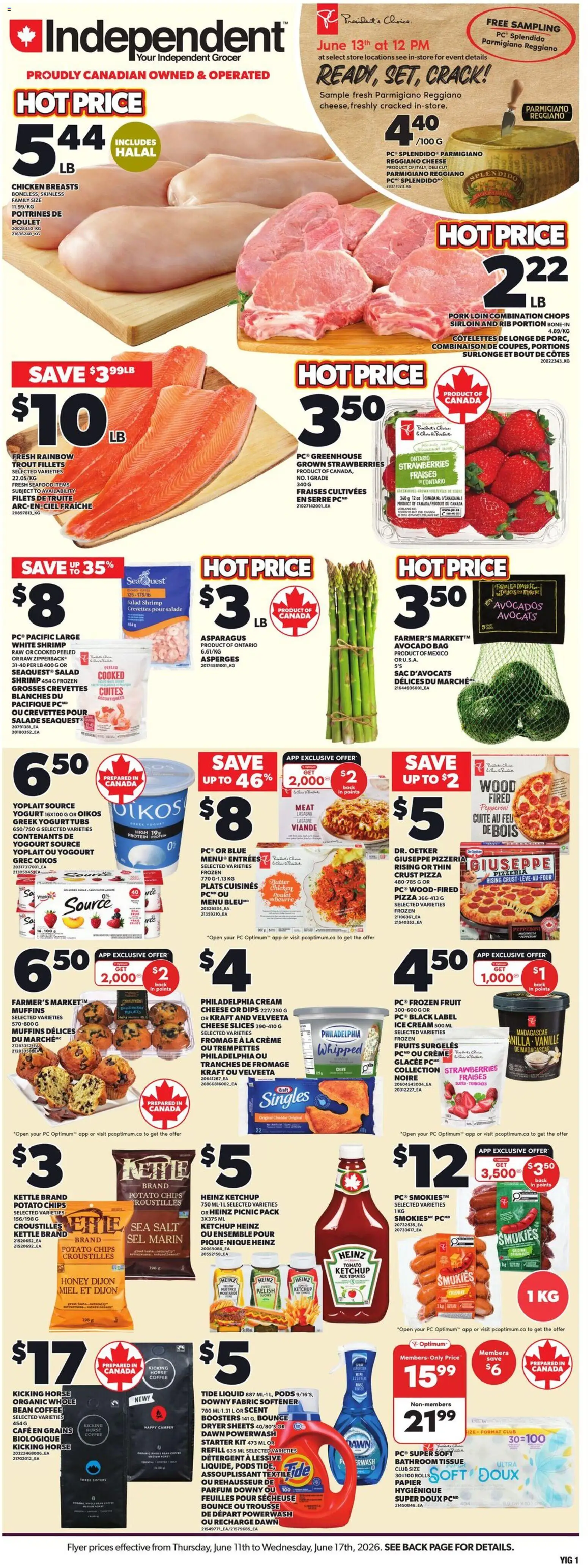 Independent Grocer Flyer from Jun 11, 2026 - Unlock Huge Savings | Canada
