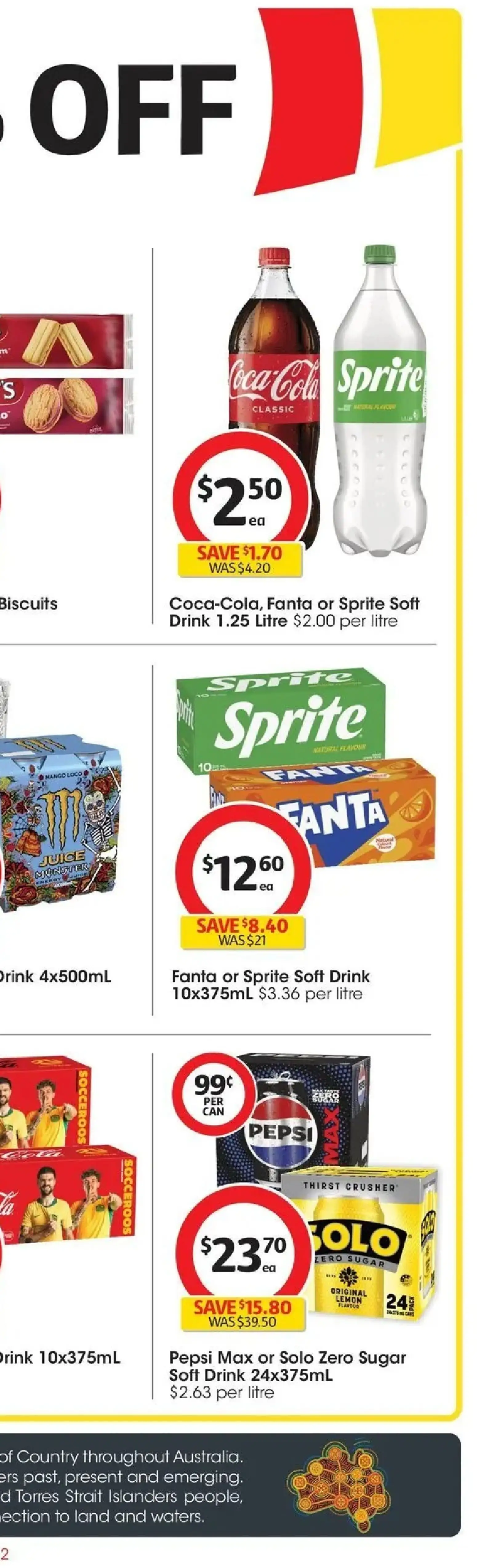 Coles catalogue - valid from 17.06.2026 | Page: 23 | Products: Coca Cola, Biscuits, Lemon, Pepsi Max