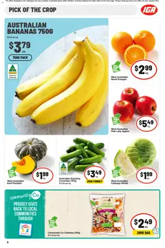 Preview of IGA catalogue - valid from 09/09/2026 | Page: 9 | Products: Cucumber, Oranges, Bananas, Bag