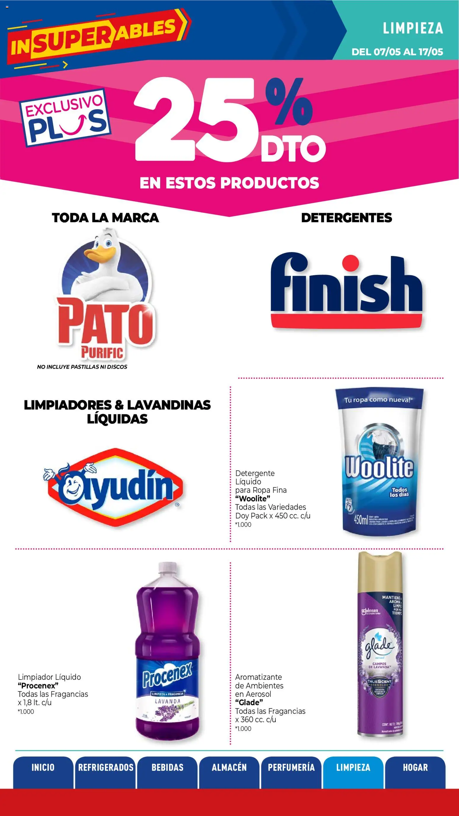 La Anonima catálogo │ válido desde el 07.05.2026 | Página: 32 | Productos: Fragancia, Detergente, Ropa, Limpiador