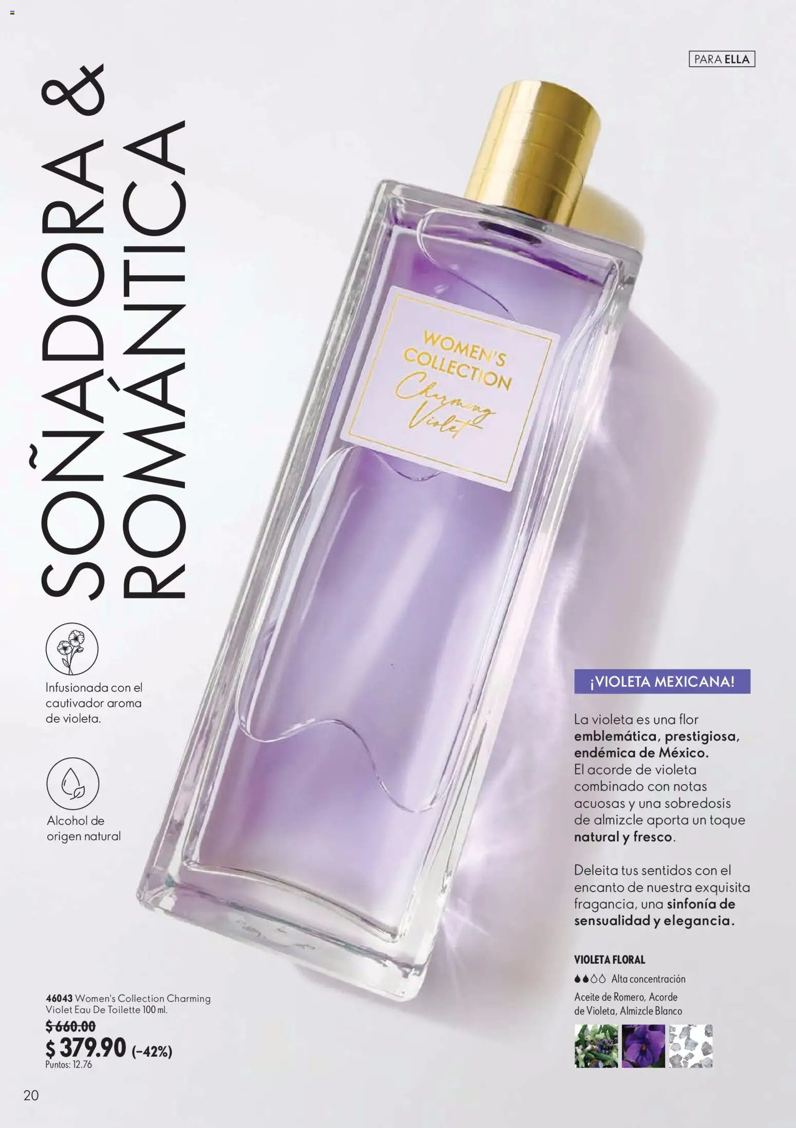 Nuevas ofertas de Oriflame válidas en toda la República Mexicana desde el 22/08/2026. ¡Encuentra las mejores ofertas en Oriflame campaña 12 2026! | Página: 20 | Productos: Aceite, Alcohol, Eau de toilette