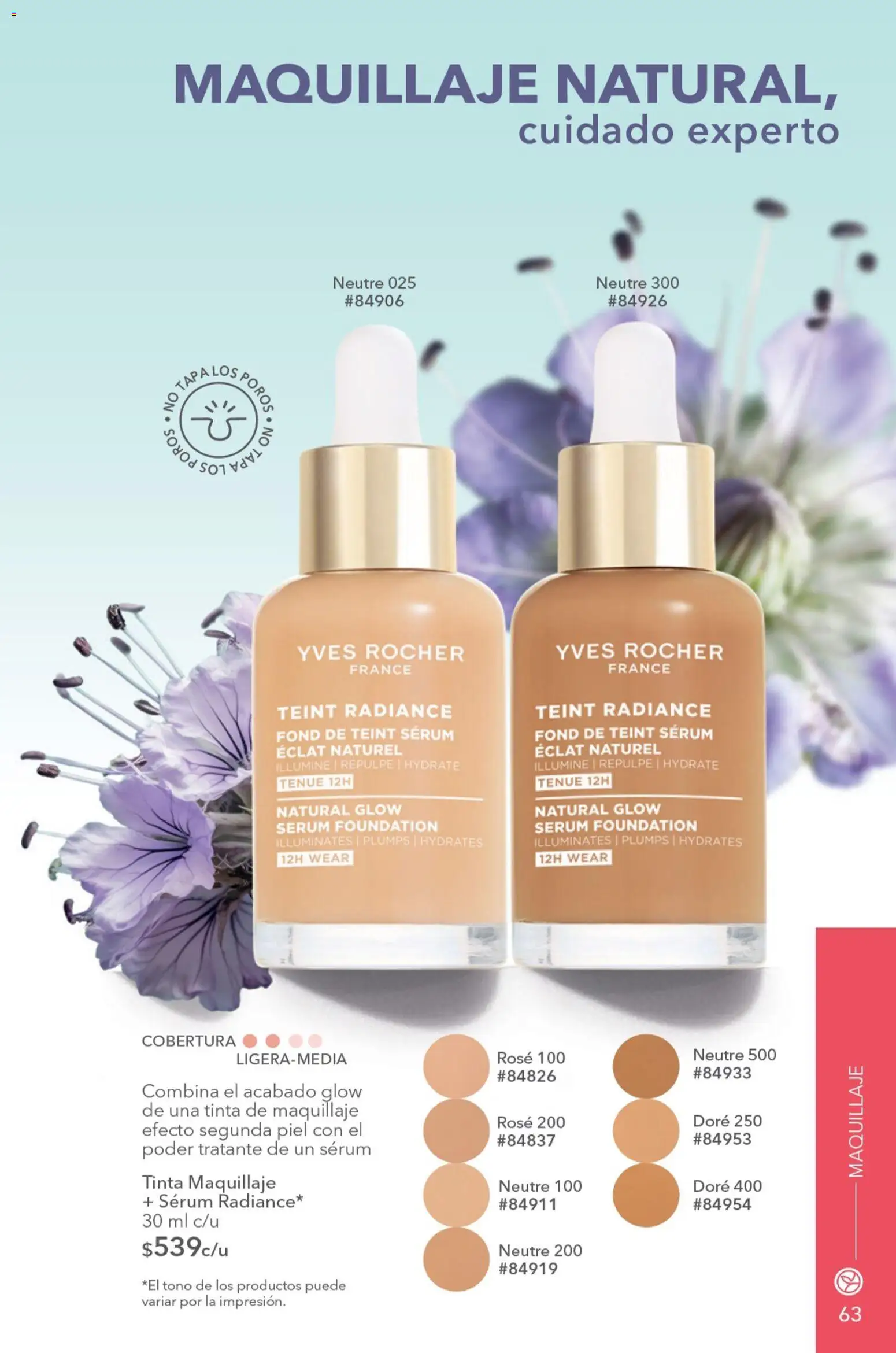 Nuevas ofertas de Yves Rocher válidas en toda la República Mexicana desde el 23.06.2026. ¡Encuentra las mejores ofertas en Yves Rocher campaña 9 2026! | Página: 67