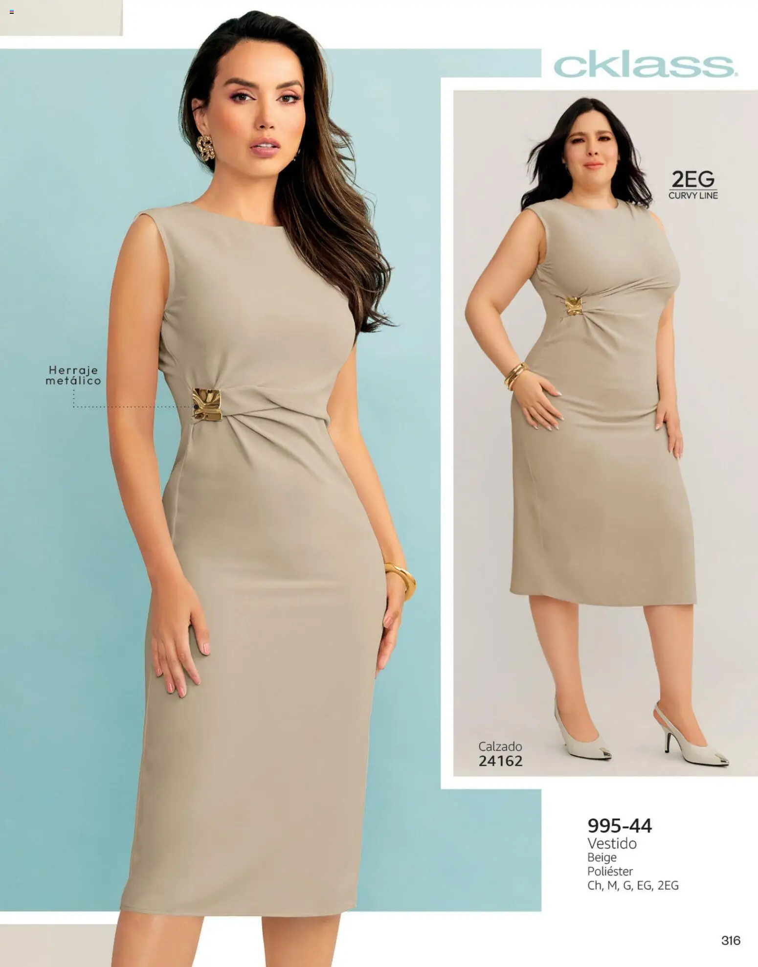 Nuevas ofertas de Cklass válidas en toda la República Mexicana desde el 08/07/2026. ¡Encuentra las mejores ofertas en Cklass catálogo Otoño Invierno! | Página: 321 | Productos: Vestido