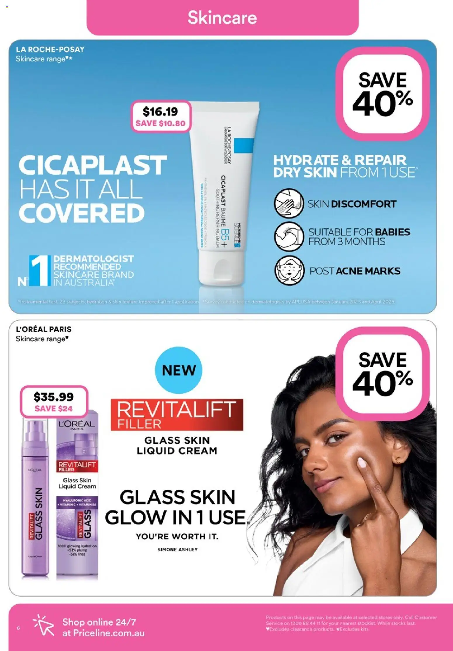 Priceline Pharmacy catalogue - valid from 07.05.2026 | Page: 6 | Products: Cream, Acne, Vitamin