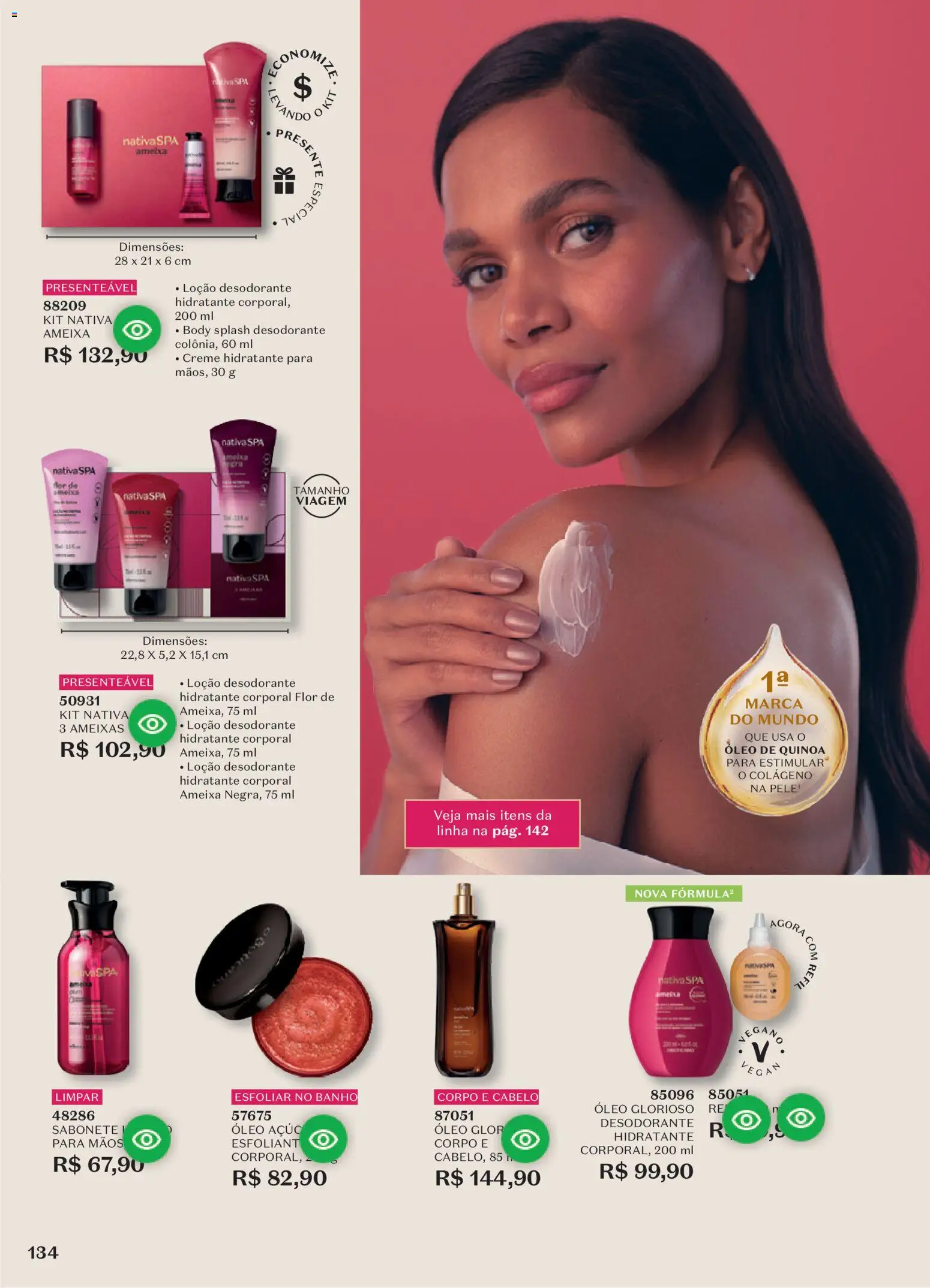 O Boticário Folheto - válido de 10/08/2026 | Página: 138 | Produtos: Desodorante, Creme hidratante, Creme, Ameixa